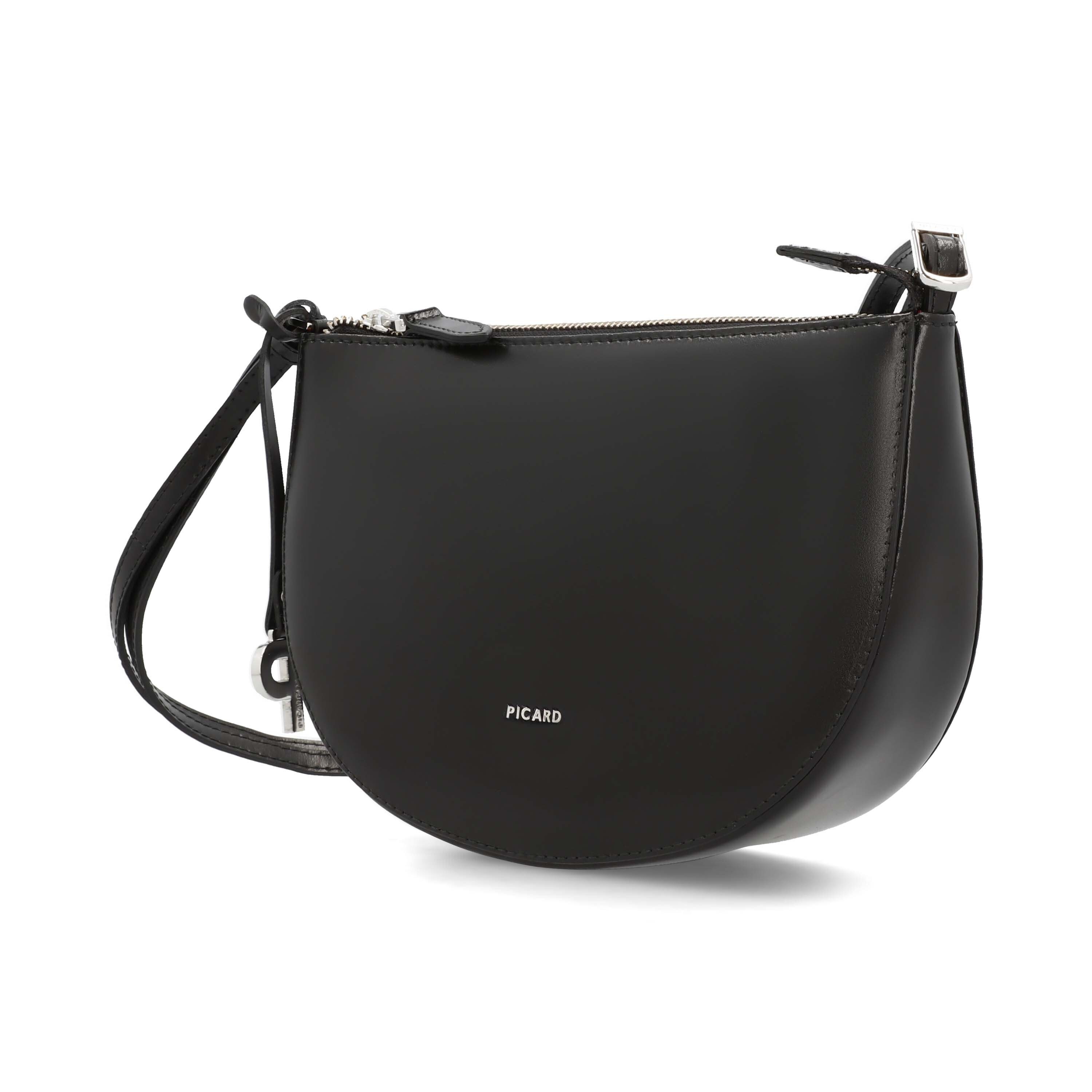 Picard Schultertasche PICARD Schultertasche Black Tie aus Echtleder