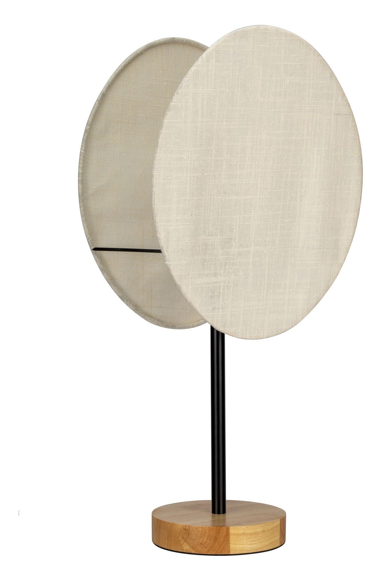 Pauleen Tischleuchte Boho Darling max20W Beige 230V Metall/Holz/Stoff, ohne Leuchtmittel, E27