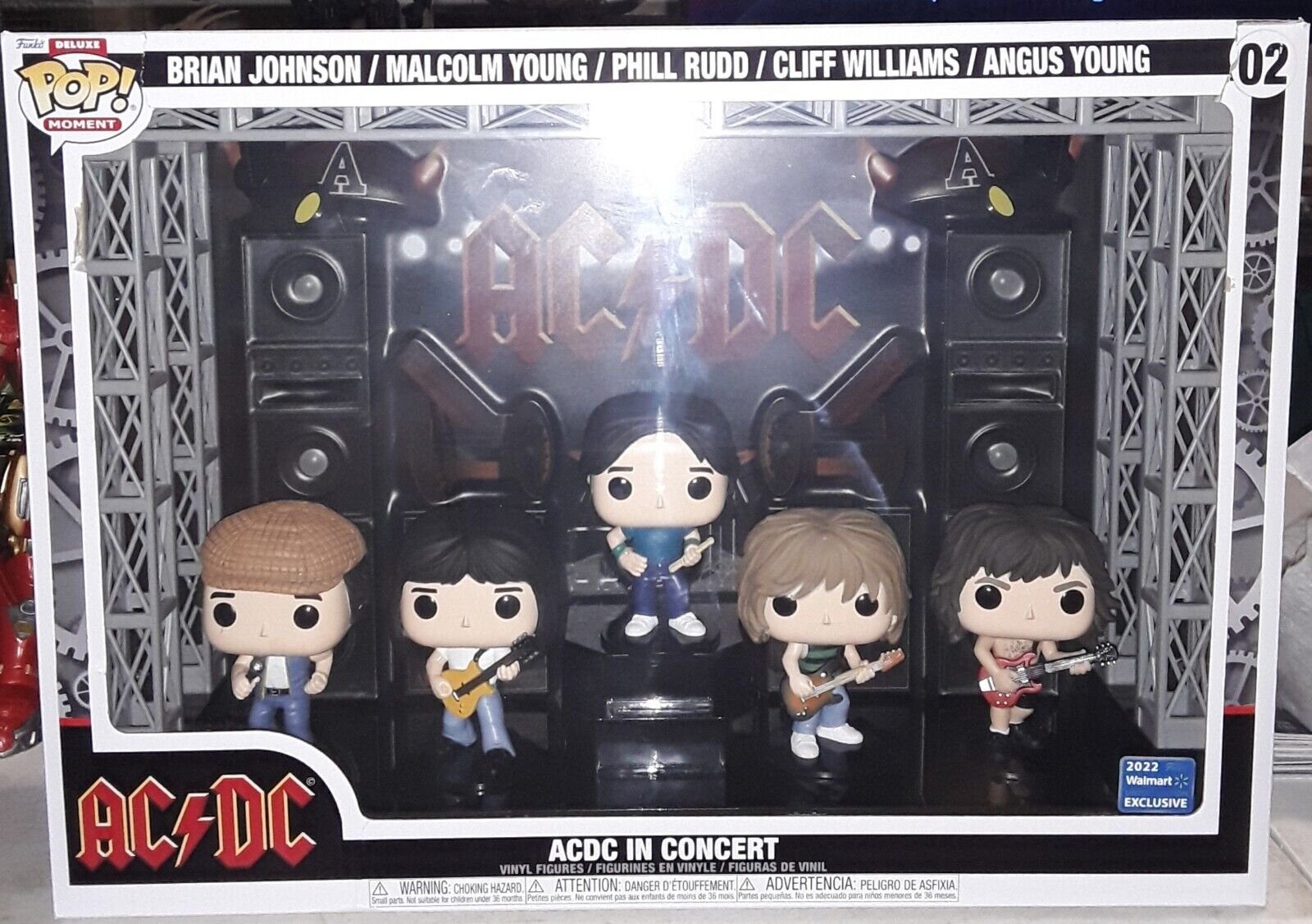 Funko Sammelfigur AC/DC POP! Moments DLX Vinyl Figuren 9 cm (1 St)