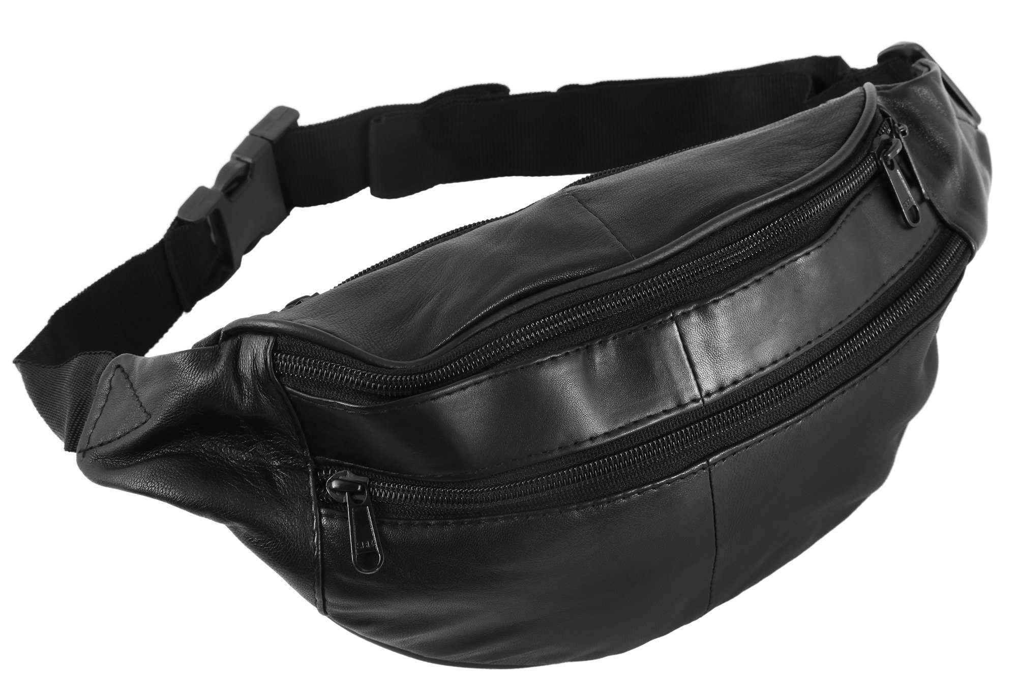 STEINMEISTER Bauchtasche Jadi Unisex Hüfttasche Gürteltasche aus Echtleder