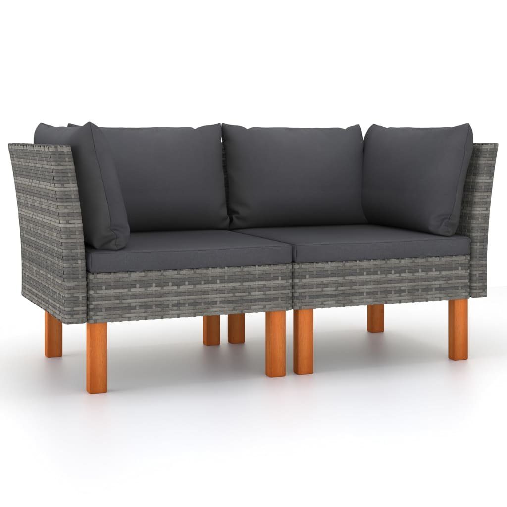 vidaXL Sofaelement Ecksofas 2 Stk. Poly günstig online kaufen