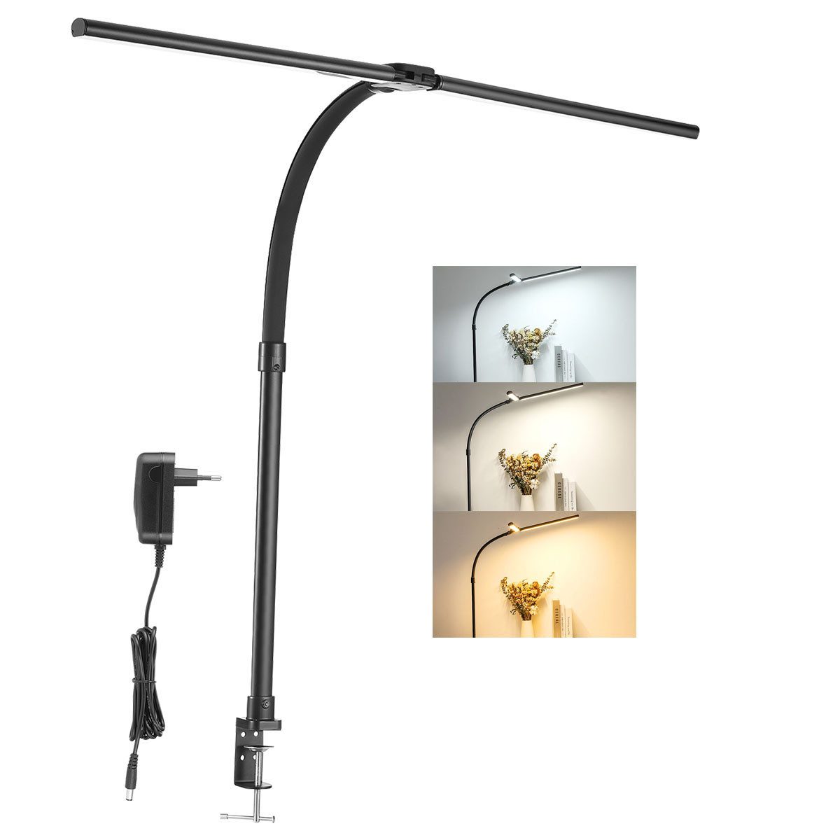 oyajia Schreibtischlampe 24W 80cm Schreibtischlampe, 5 günstig online kaufen