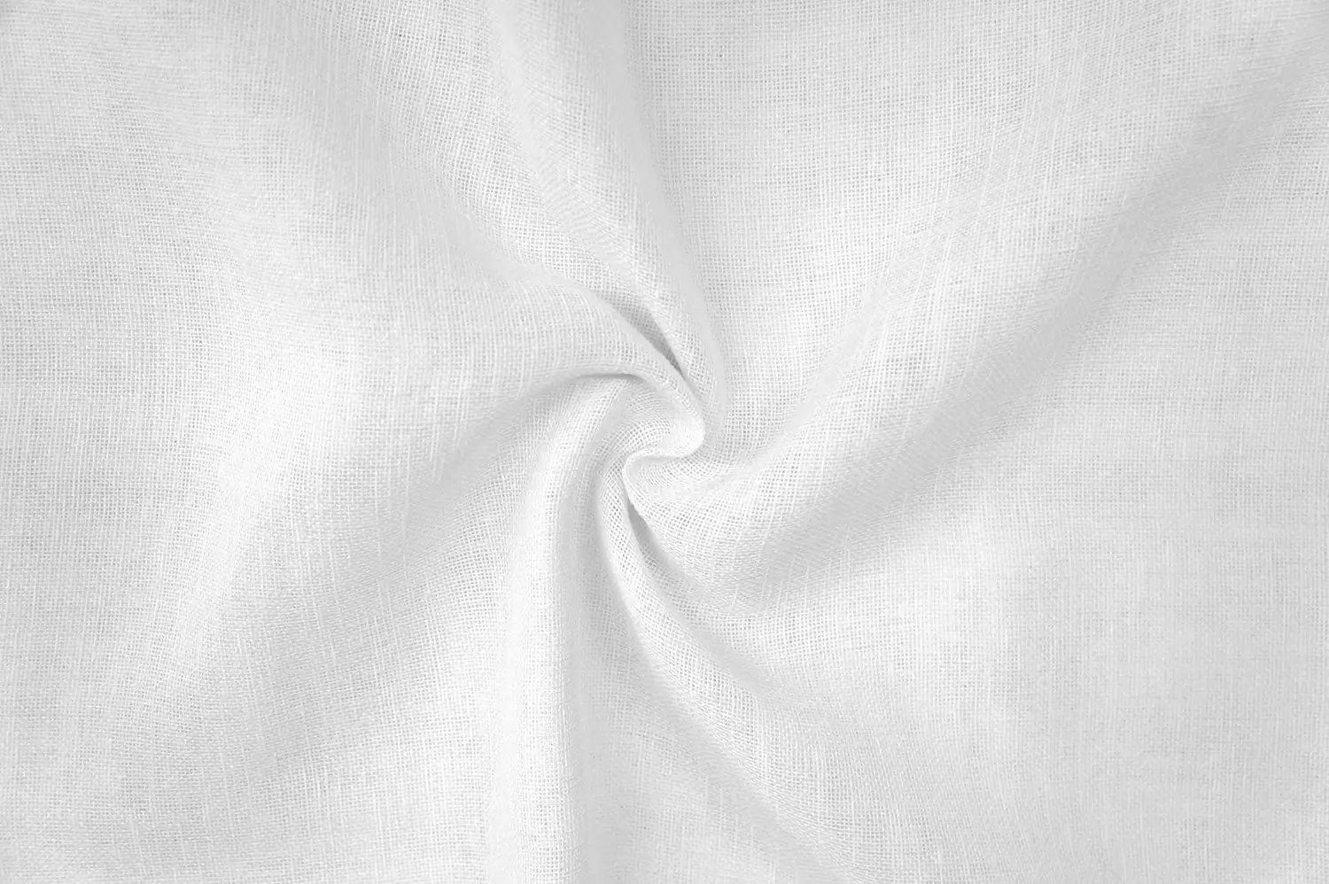 Stofferia Stoff Gardinenstoff Leinenoptik halbtransparent Gardone Weiß, Meterware