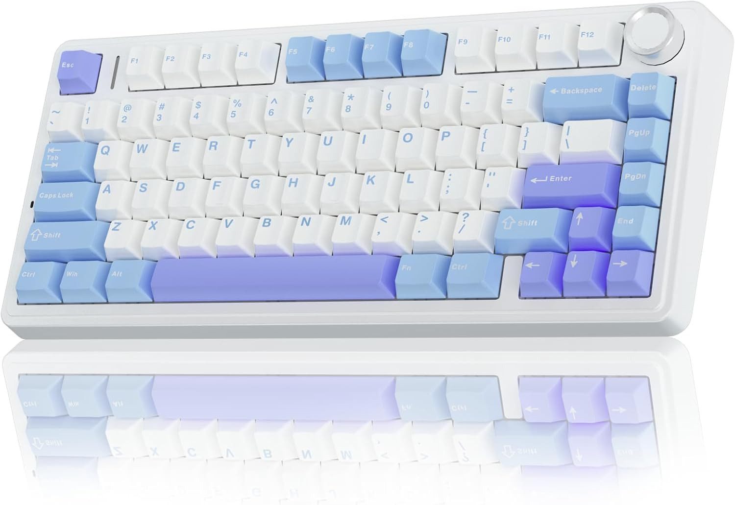 nsihing AULA F75 Mechanische Tastatur, 75%, Hot Swap, Knopf, RGB Gaming-Tastatur