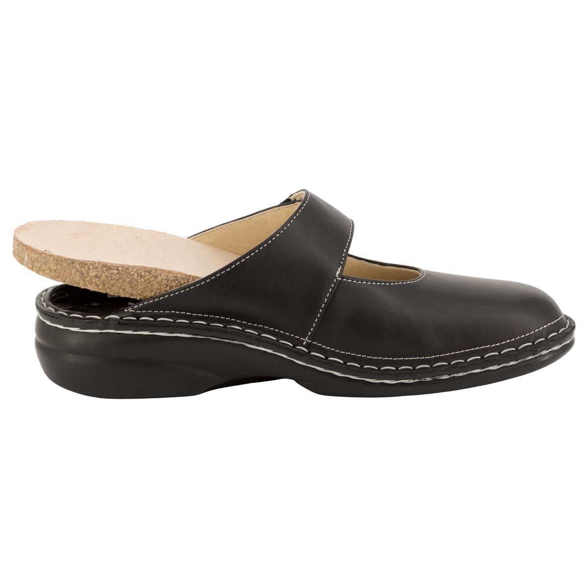 Finn Comfort STANFORD Pantolette (1-tlg) Pantoletten - Verstellbarer Klettverschluss für sicheren Halt