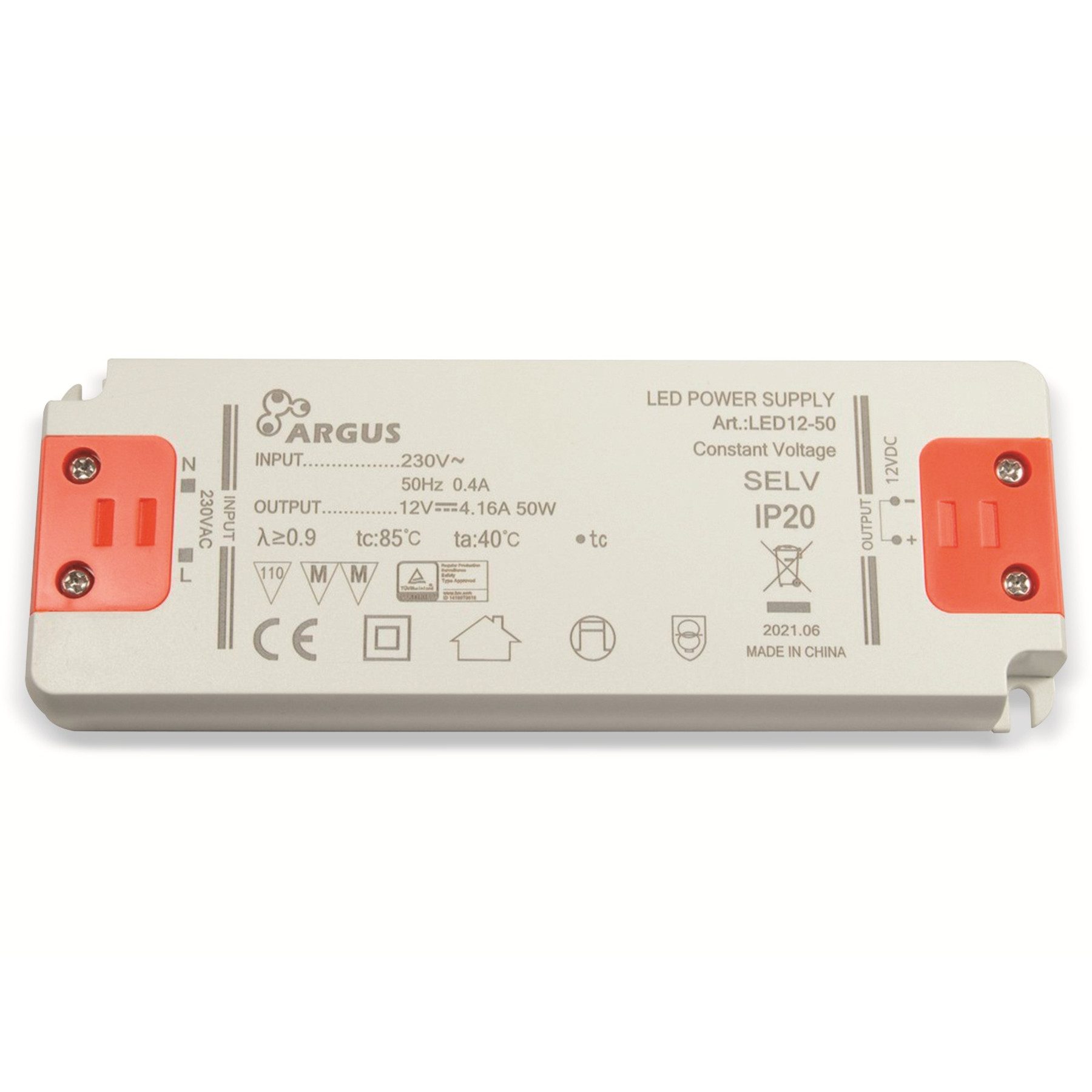 Inter-Tech INTER-TECH LED-Netzteil LED 12V-/50 W LED Trafo