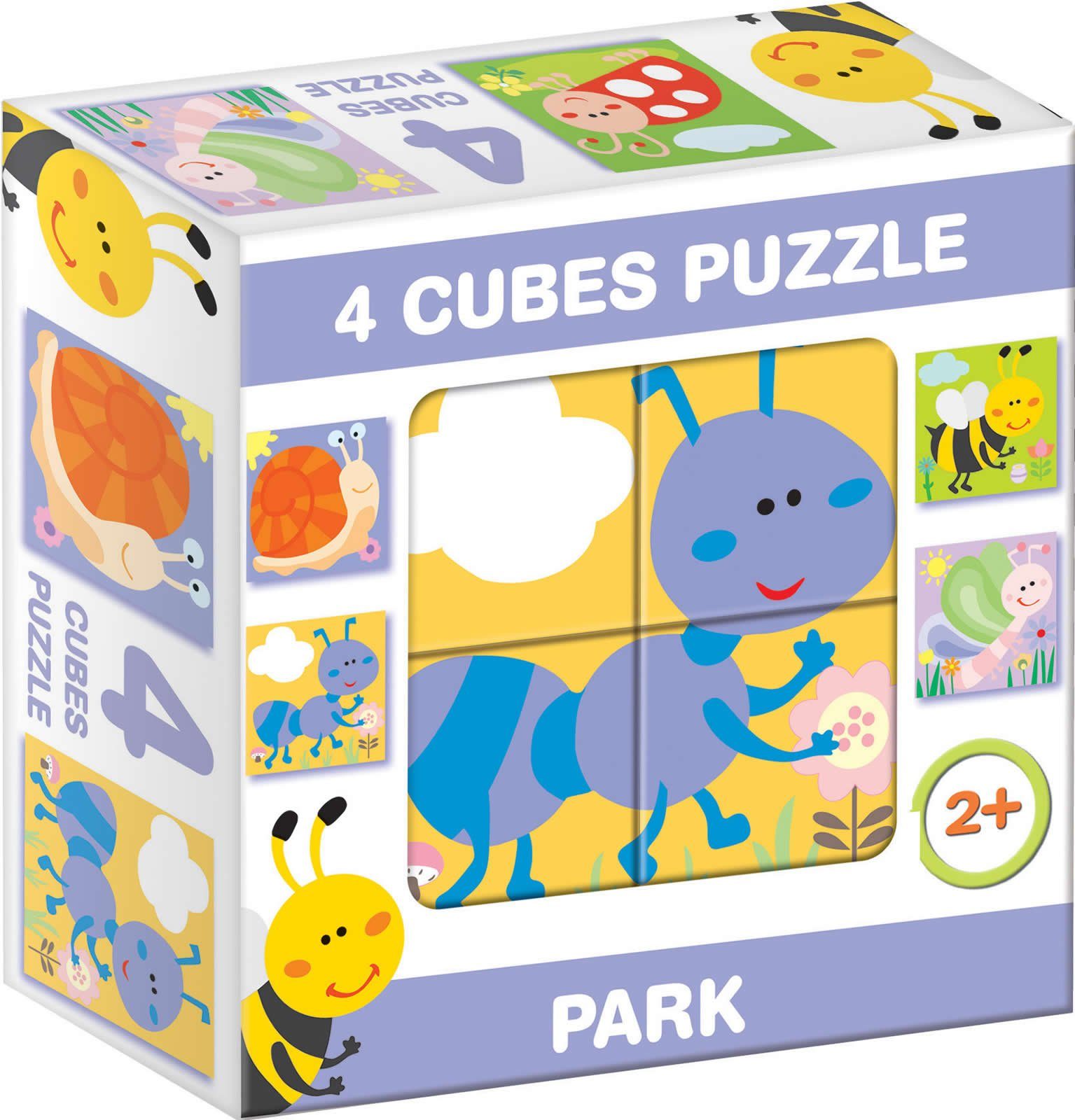 Dohany Würfelpuzzle Bilderwürfel 4-tlg. Insekten Kinderpuzzle, günstig online kaufen