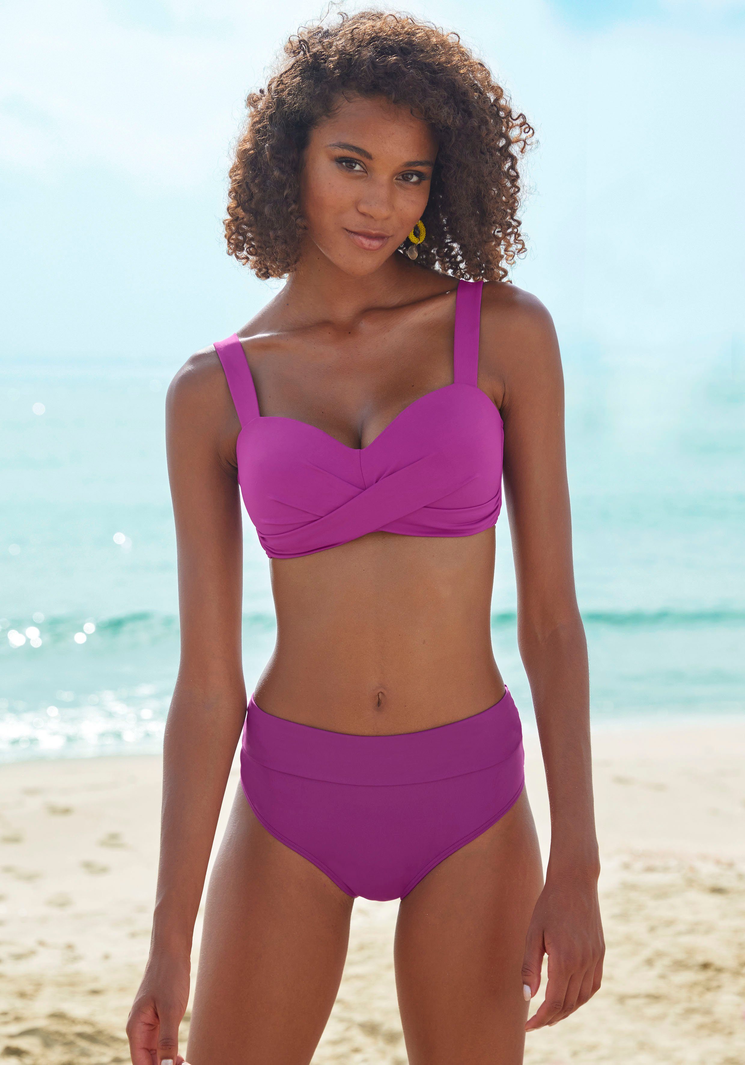 LASCANA Bandeau-Bikini-Top Comfy, mit bequemer Passform ohne Bügel