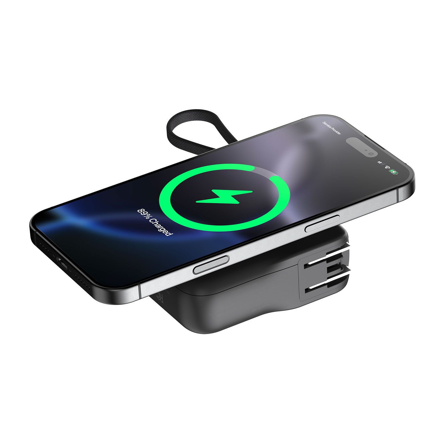 Xtorm TravelPro Powerbank (Ausgang über USB-C 5 V / 9 V (Power Delivery), kabellos 7,5 W (iPhone) bis 15 W (Android/MagCharge) V), MagSafe-kompatibel