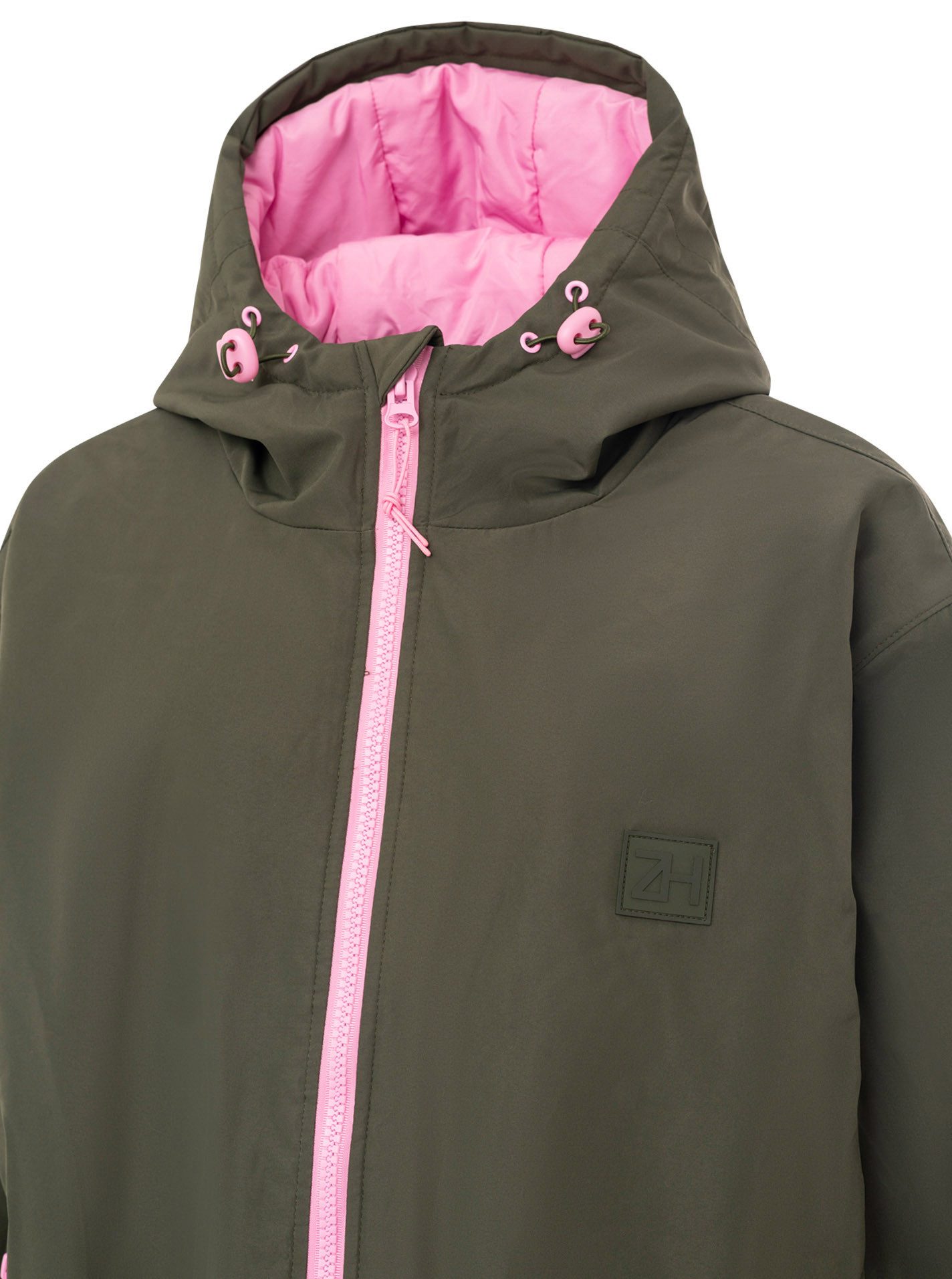 Zwillingsherz Funktionsjacke Oversize Windjacke ZH (leichte Version) Kapuze, Reißverschluss, Seitliche Taschen