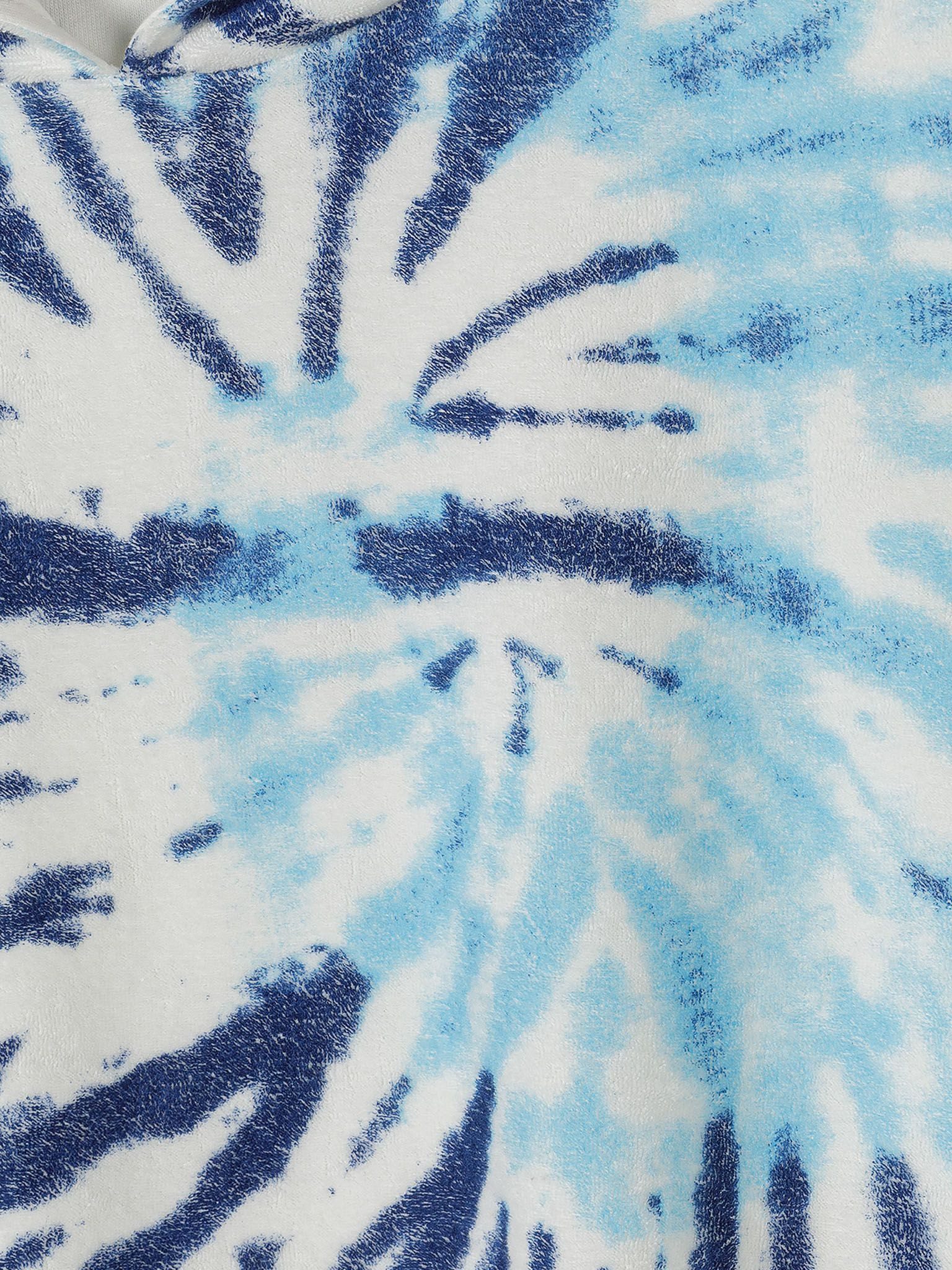 MINOTI Badeponcho mit bequemer Kapuze, Tie-Die Muster – Bild 4 von 4