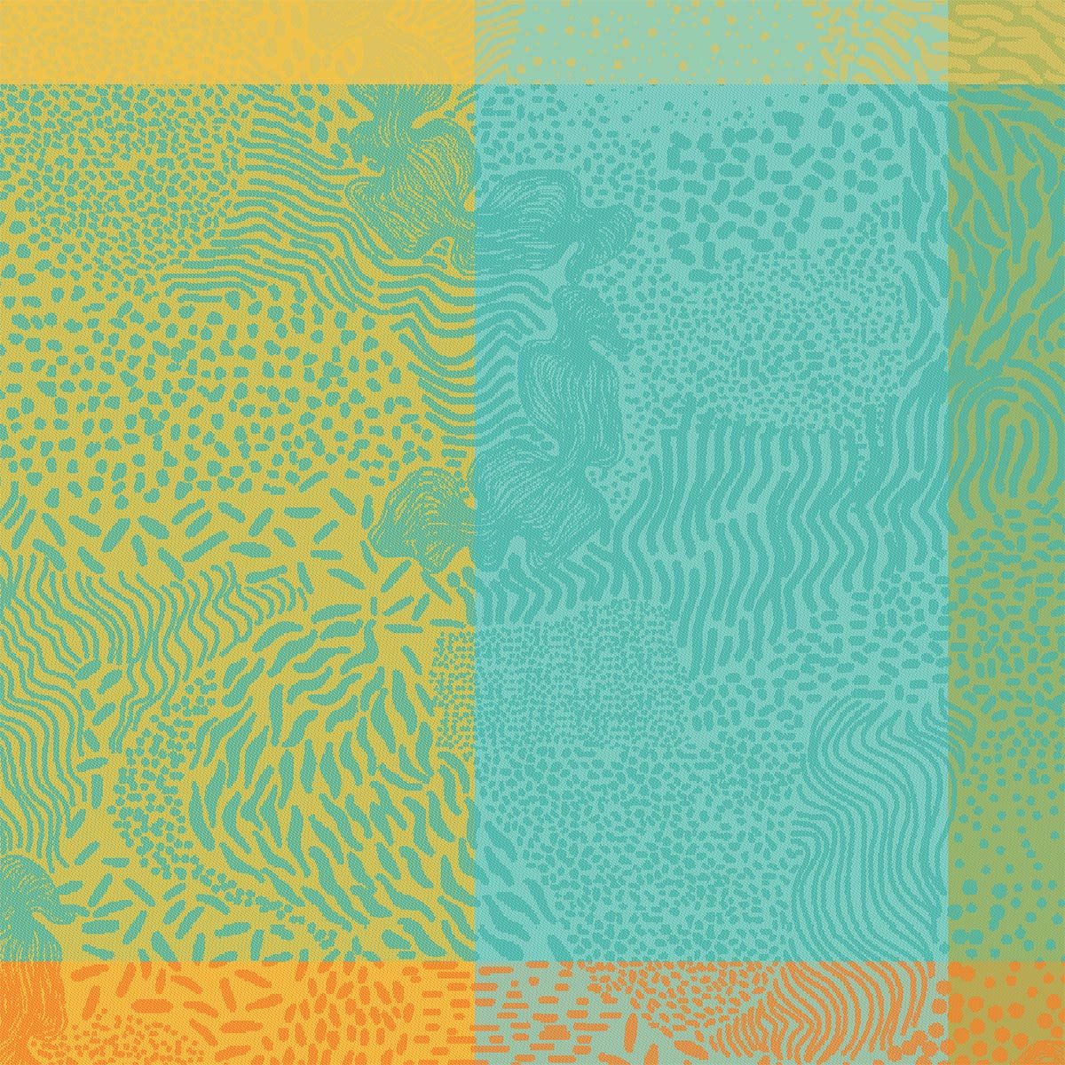 Stoffserviette Servietten (4x Set) Mille Vagues Exotique 48x48 cm