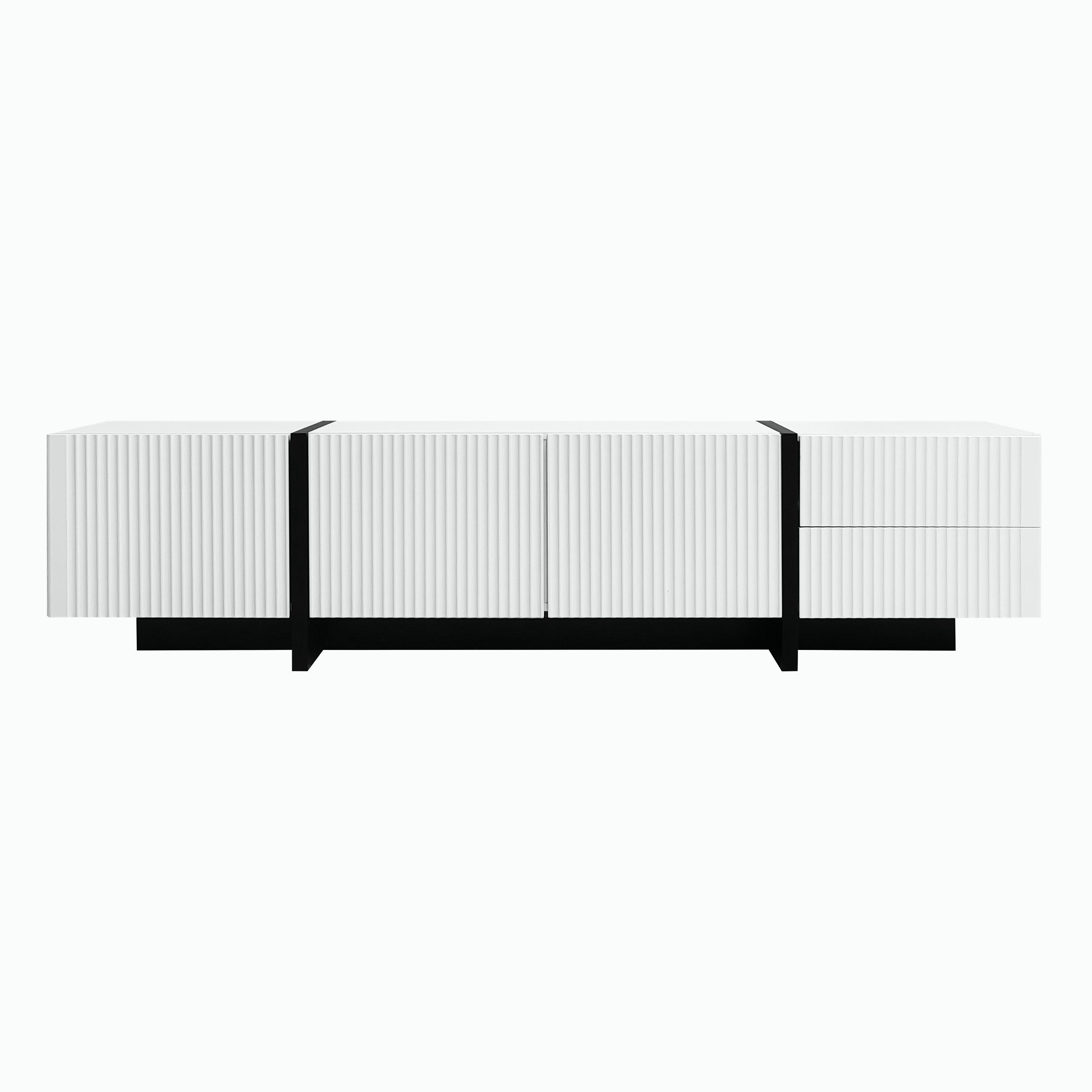 IDEASY Lowboard Vertikal weiß TV-Lowboard, geeignet günstig online kaufen