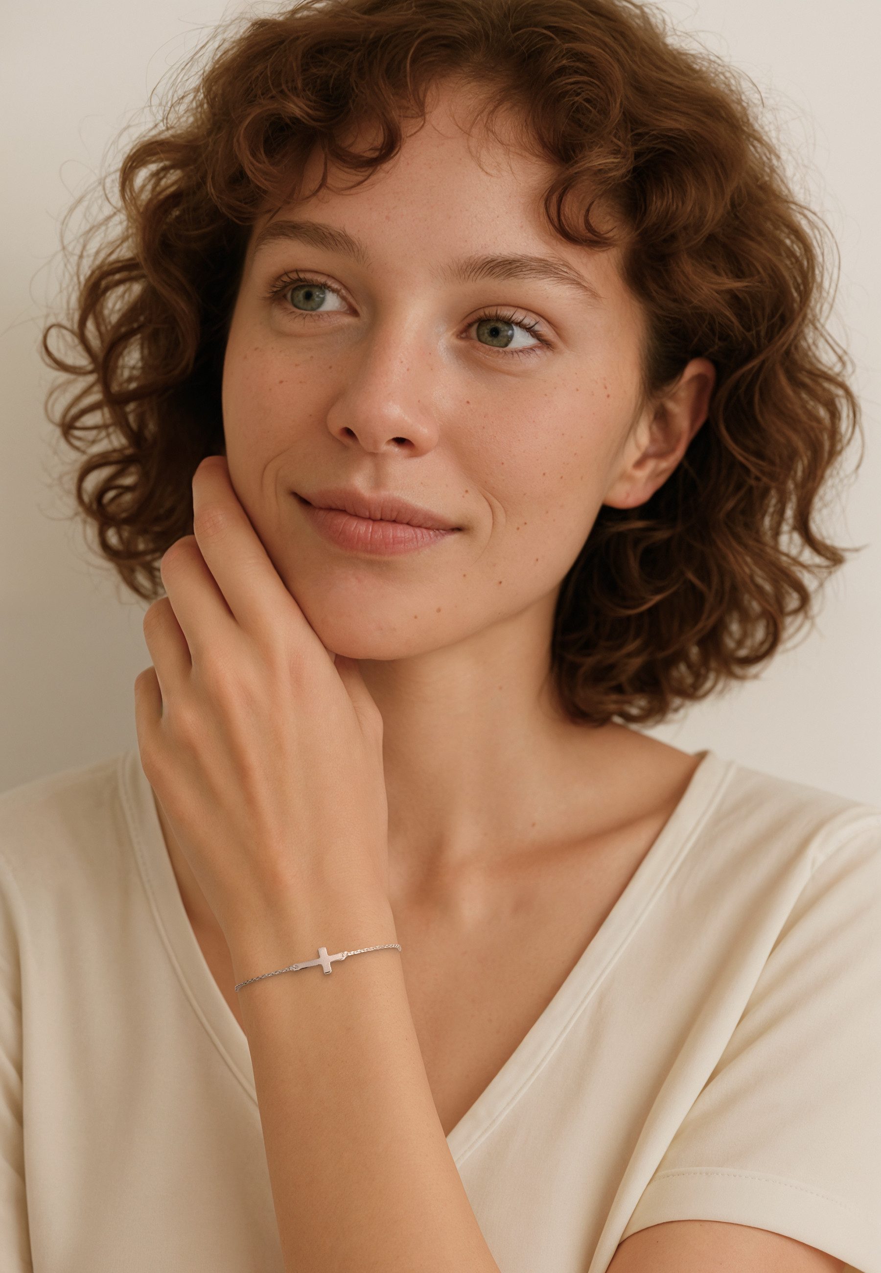 Sofia Milani Armband Kreuz (Armband), 925 Silber Damen Schmuck - B0133 günstig online kaufen