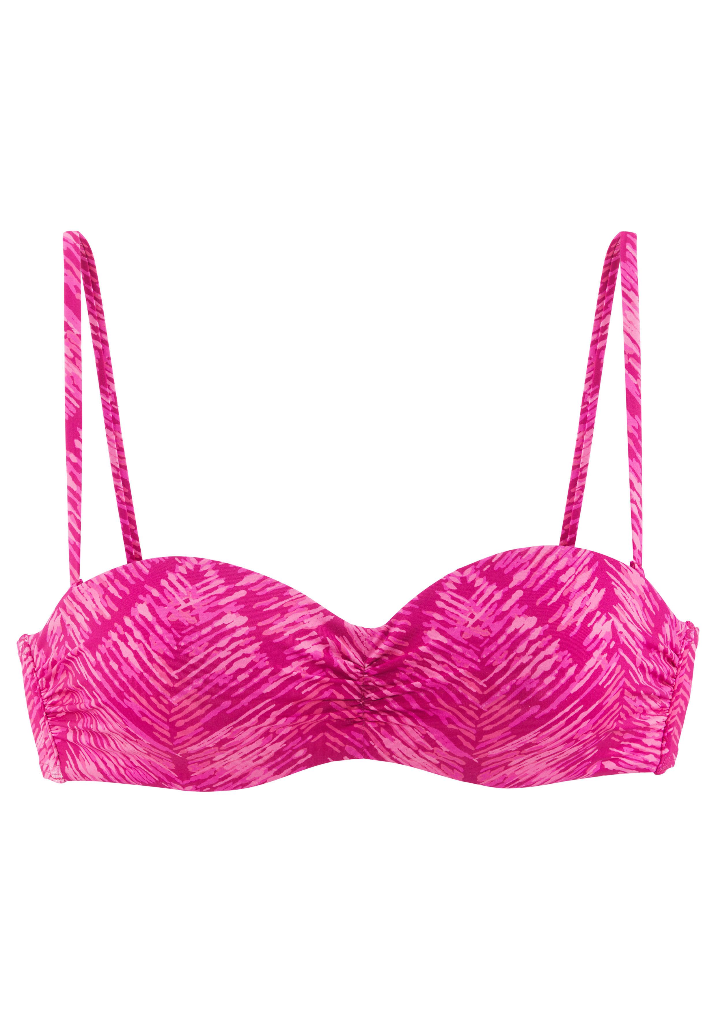 JETTE Bügel-Bandeau-Bikini-Top Floretta, in Ton in günstig online kaufen