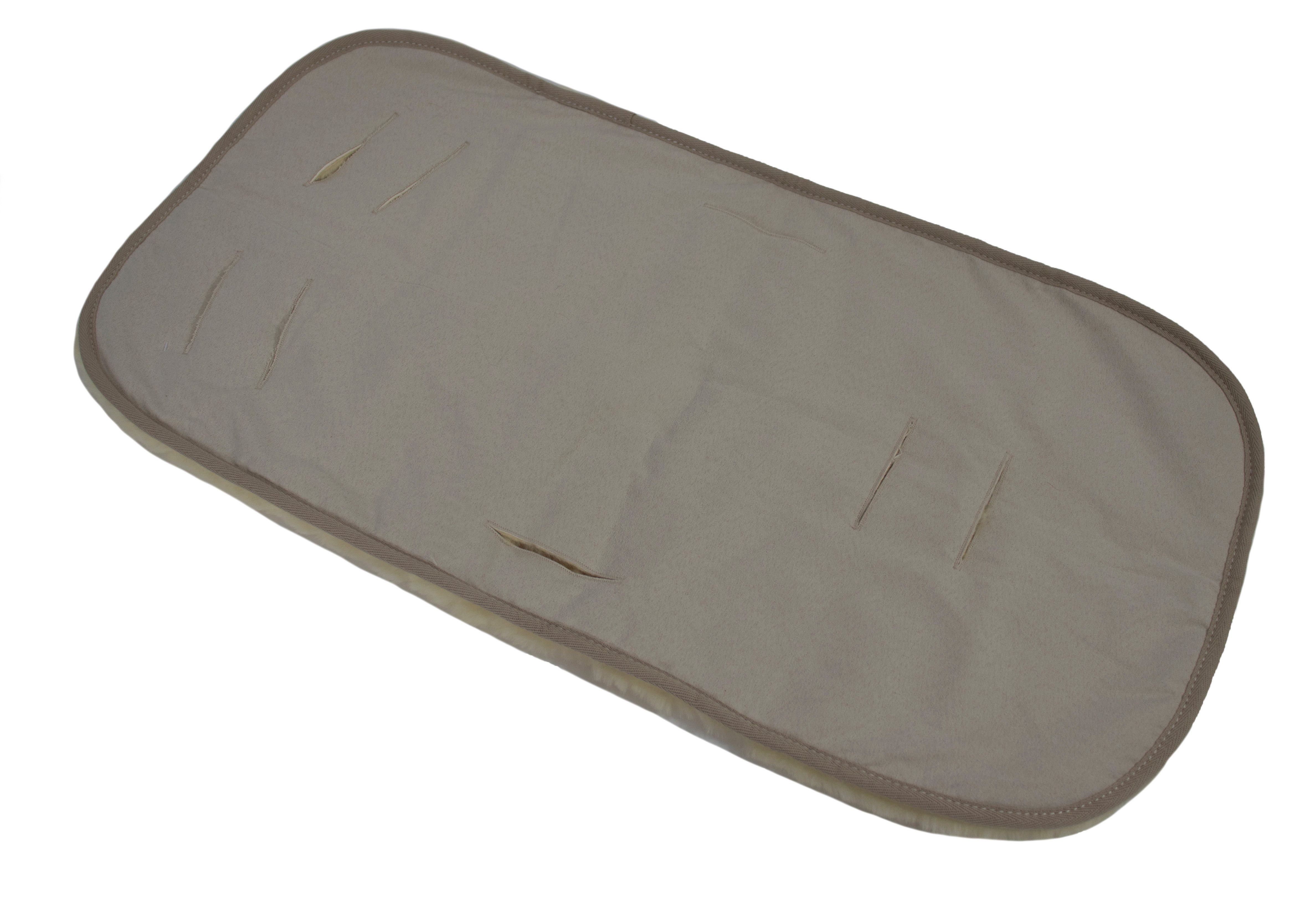 Reissner Lammfelle Kinderwagen-Sitzauflage Kinderwagen Einlage KIWA Basic echtes Merino Lammfell