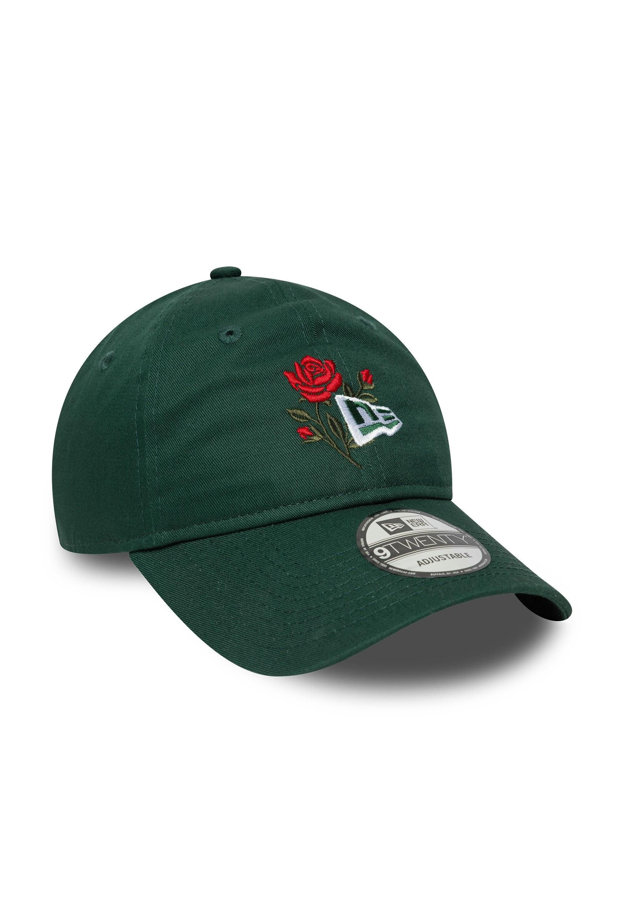New Era Baseball Cap New Era NE Rose Icon Grün Verstellbare 9Twenty Cap New Era (1-St)
