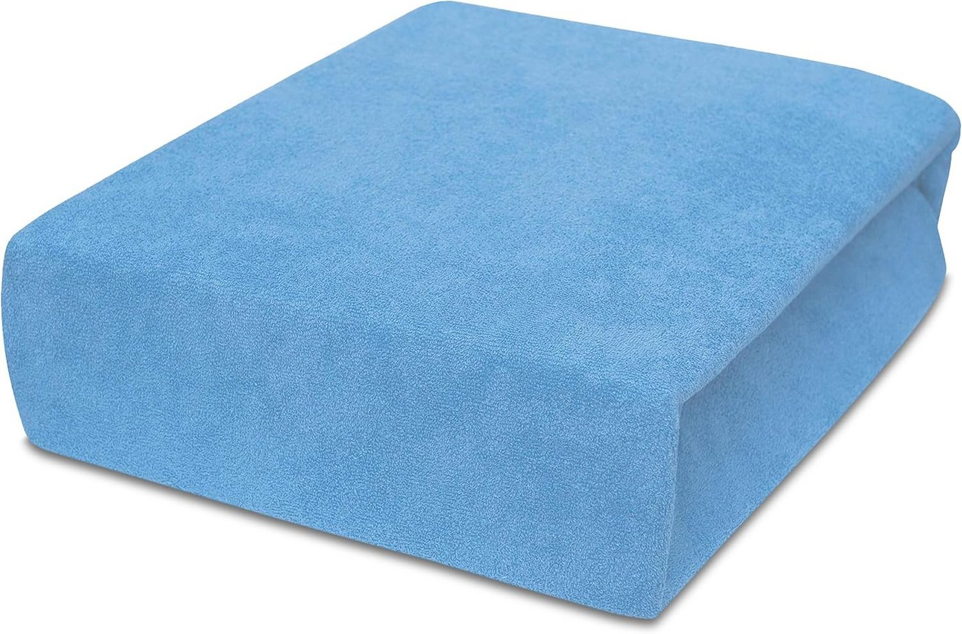Best for You Spannbettlaken Terry Spannbettlaken–Flauschiger Handtuchstoff für Komfort & Passform, Frotte, Gummizug: Rundum, (1 Stück), Weich, flauschig, atmungsaktiv, hautfreundlich