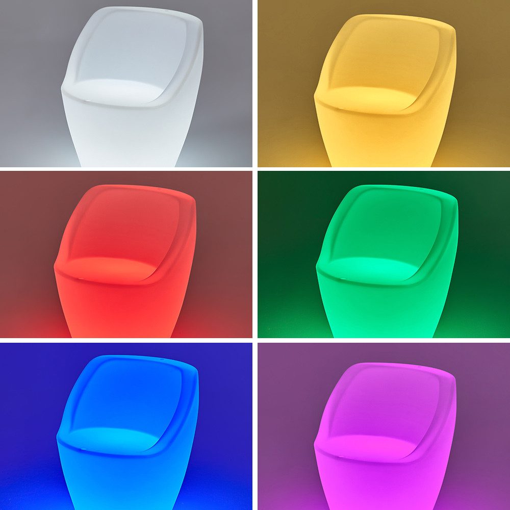 Eurotondisplay LED Gartenleuchte LED Gartenleuchte Leuchtende Sessel Tisch günstig online kaufen