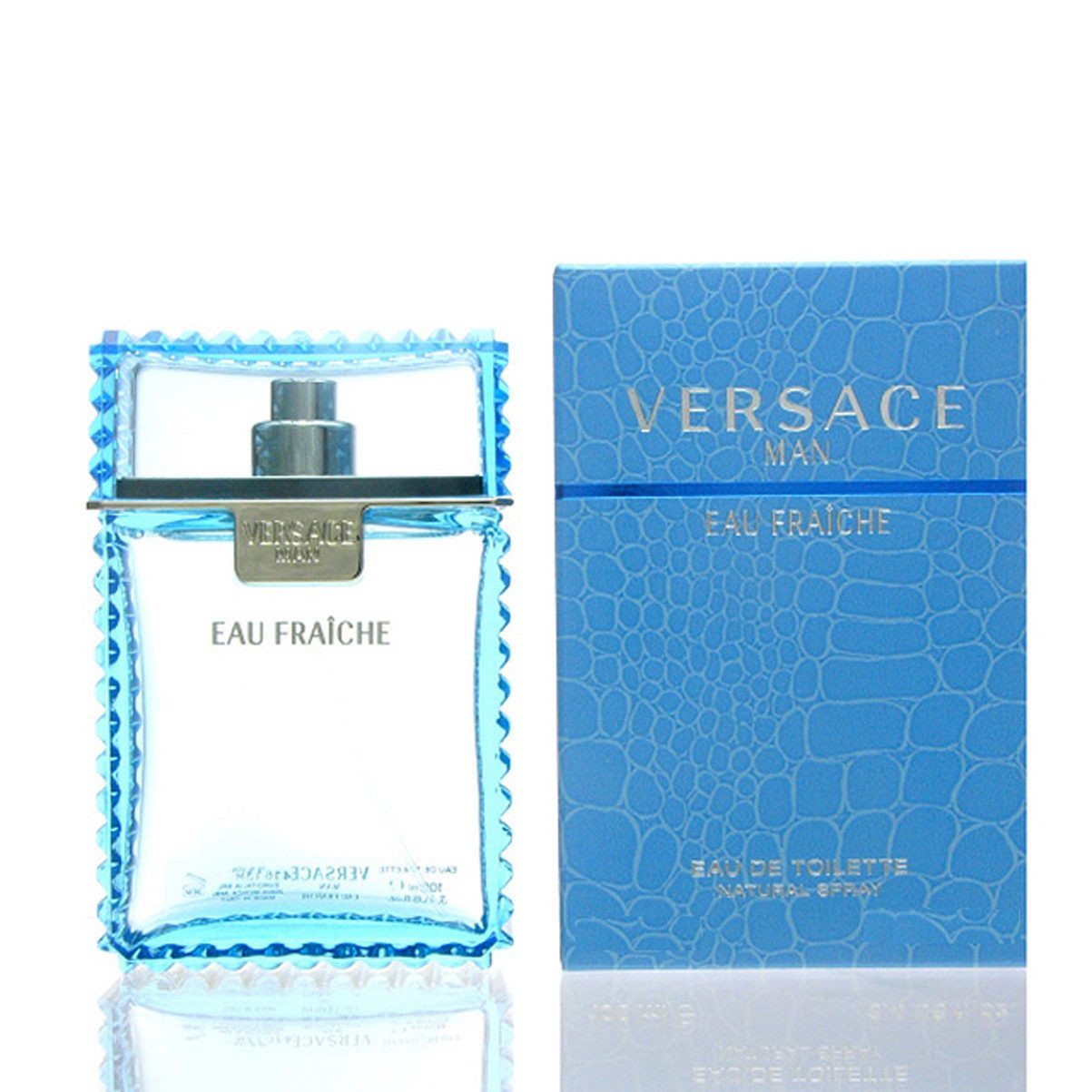 Versace Eau de Toilette Man Eau Fraiche, Glasflakon, Parfüm EDT, Herrenduft