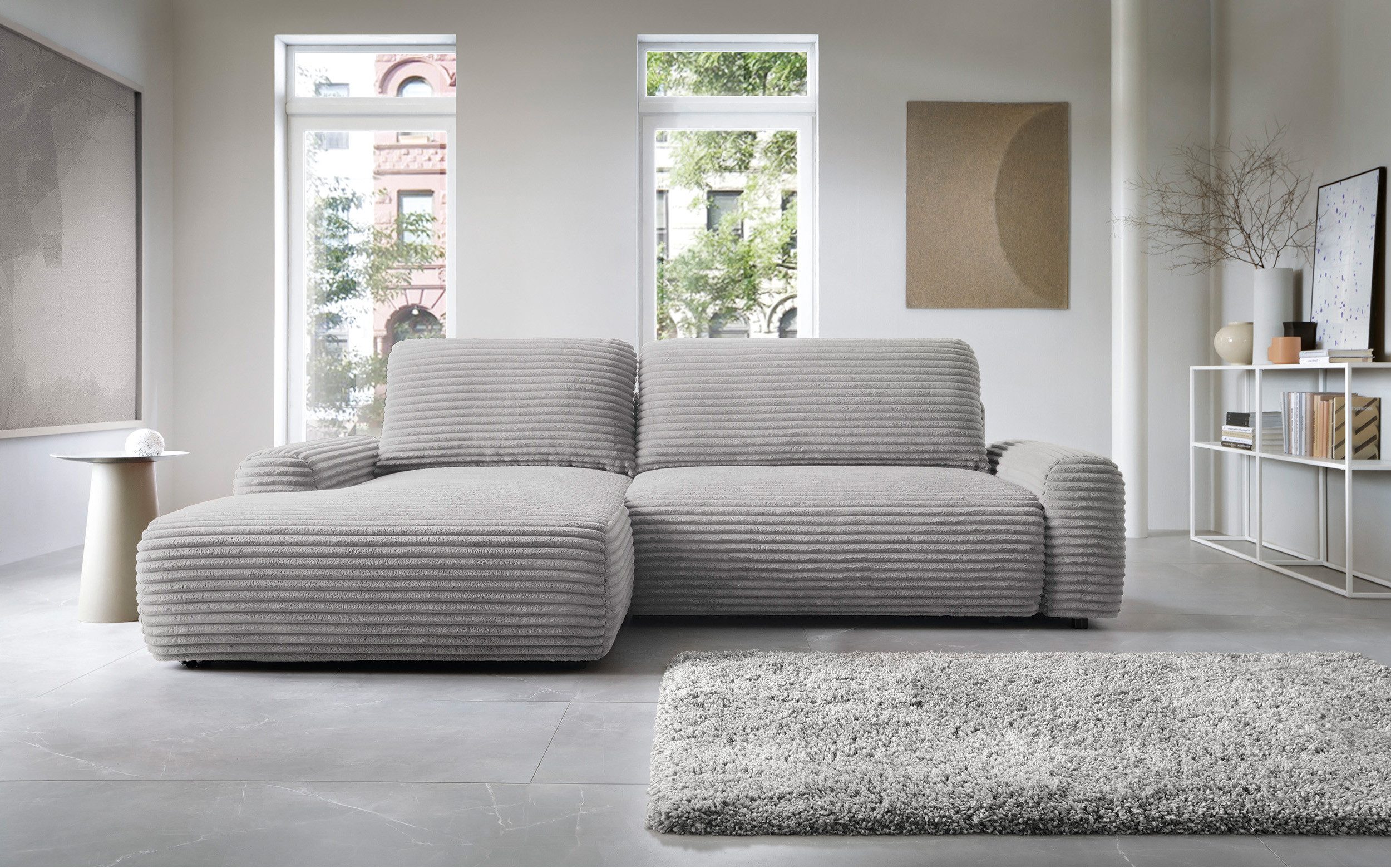 Selsey Ecksofa ALFERIA, mit Schlaffunktion, Stauraum, pflegeleicht und tierfreundlich