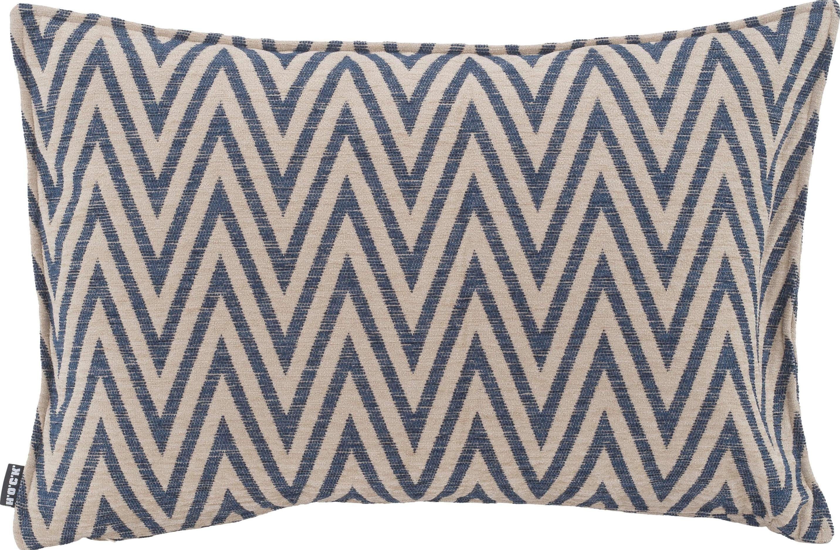 H.O.C.K. Dekokissen Rigalon, Kissenhülle mit Füllung, 1 Stück, mit Zick-Zack Muster. € 38,99