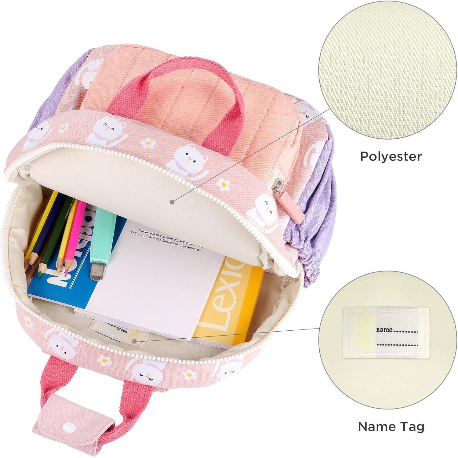 LuxusKollektion Kinderrucksack Kinderrucksack 30cm Mini Mädchen Junge Tagesrucksack 03_rosa Katze