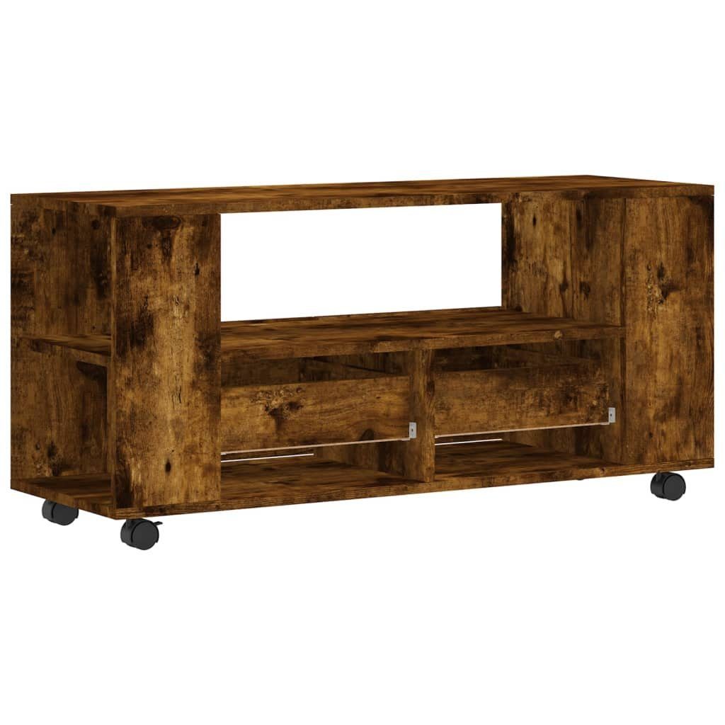 furnicato TV-Schrank Räuchereiche 102x34,5x43 cm Holzwerkstoff