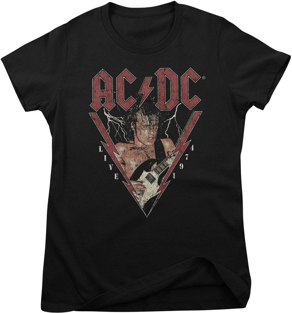 AC/DC T-Shirt AC/DC Live 1974 Girly Tee
