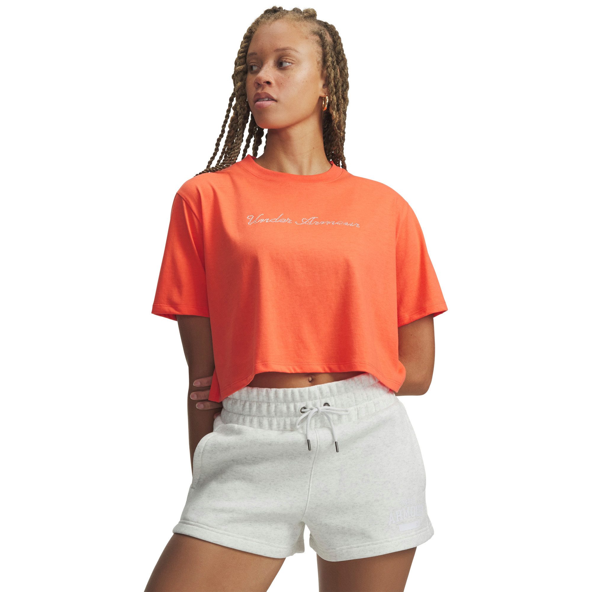 Under Armour® T-Shirt Under Armour Damen T-Shirt CROP SS 6010588
