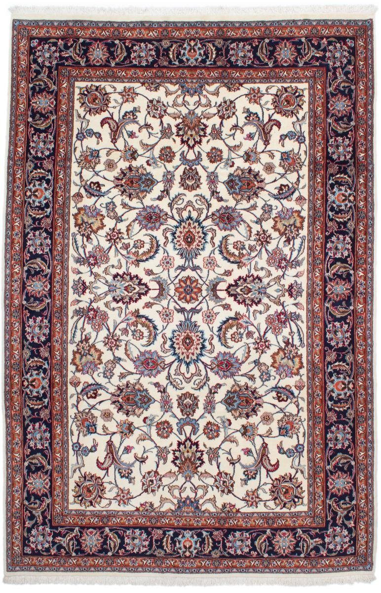 Orientteppich Mashhad 199x294 Handgeknüpfter Orientteppich / Perserteppich, Nain Trading, rechteckig, Höhe: 12 mm