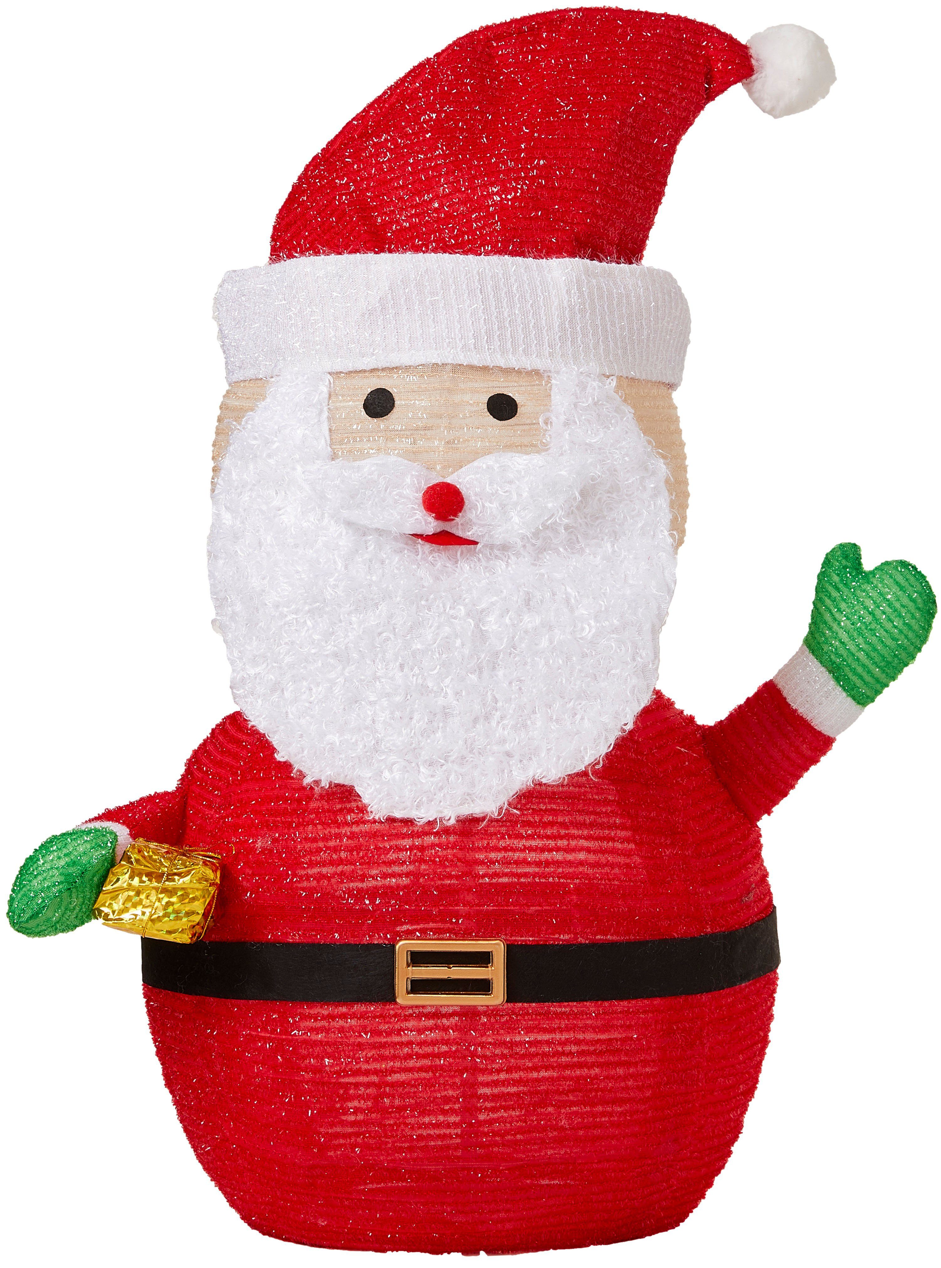 Northpoint Weihnachtsfigur LED Weihnachtsmann 70cm hoch günstig online kaufen