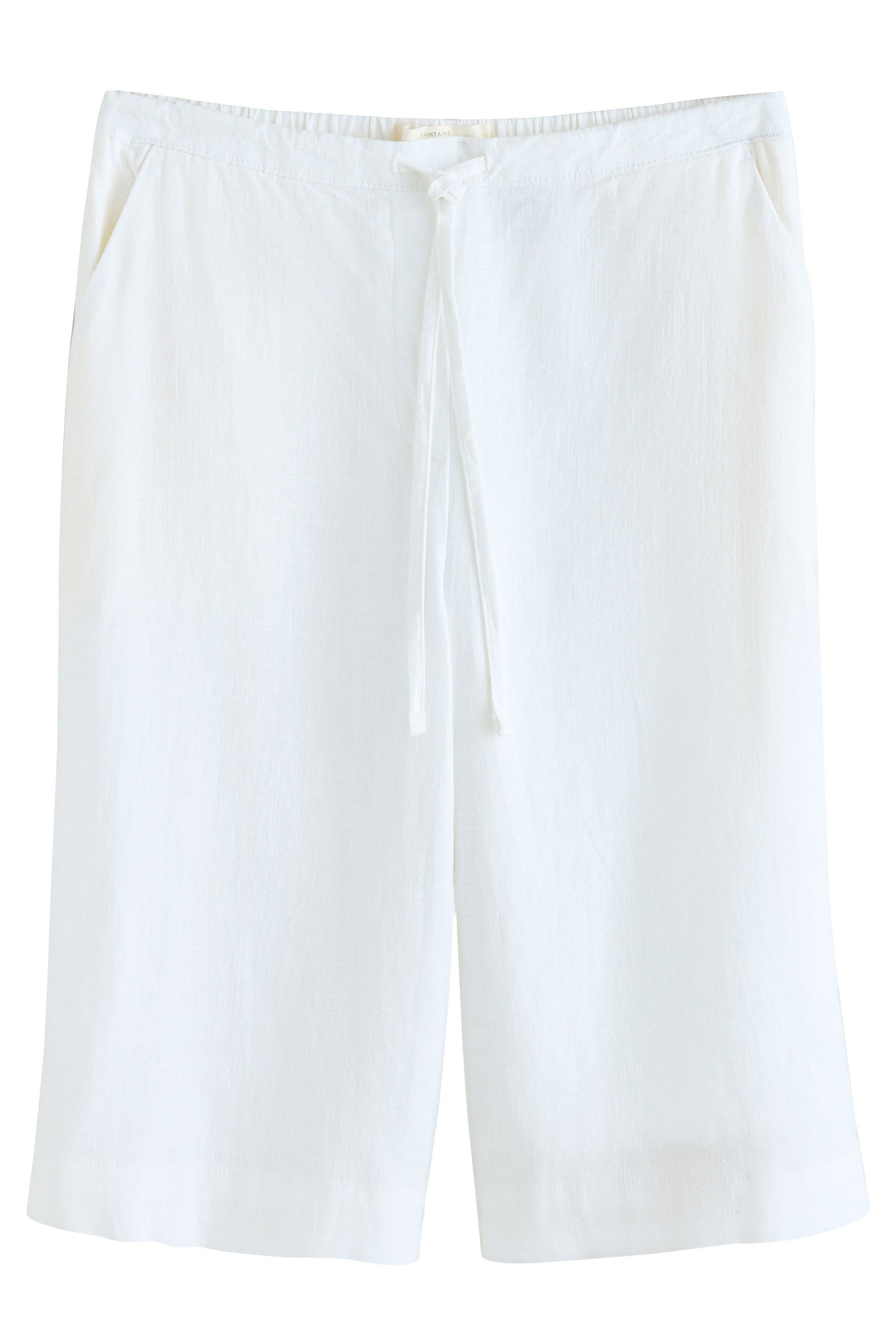 Shorts Schlupfshorts aus Leinenmischung