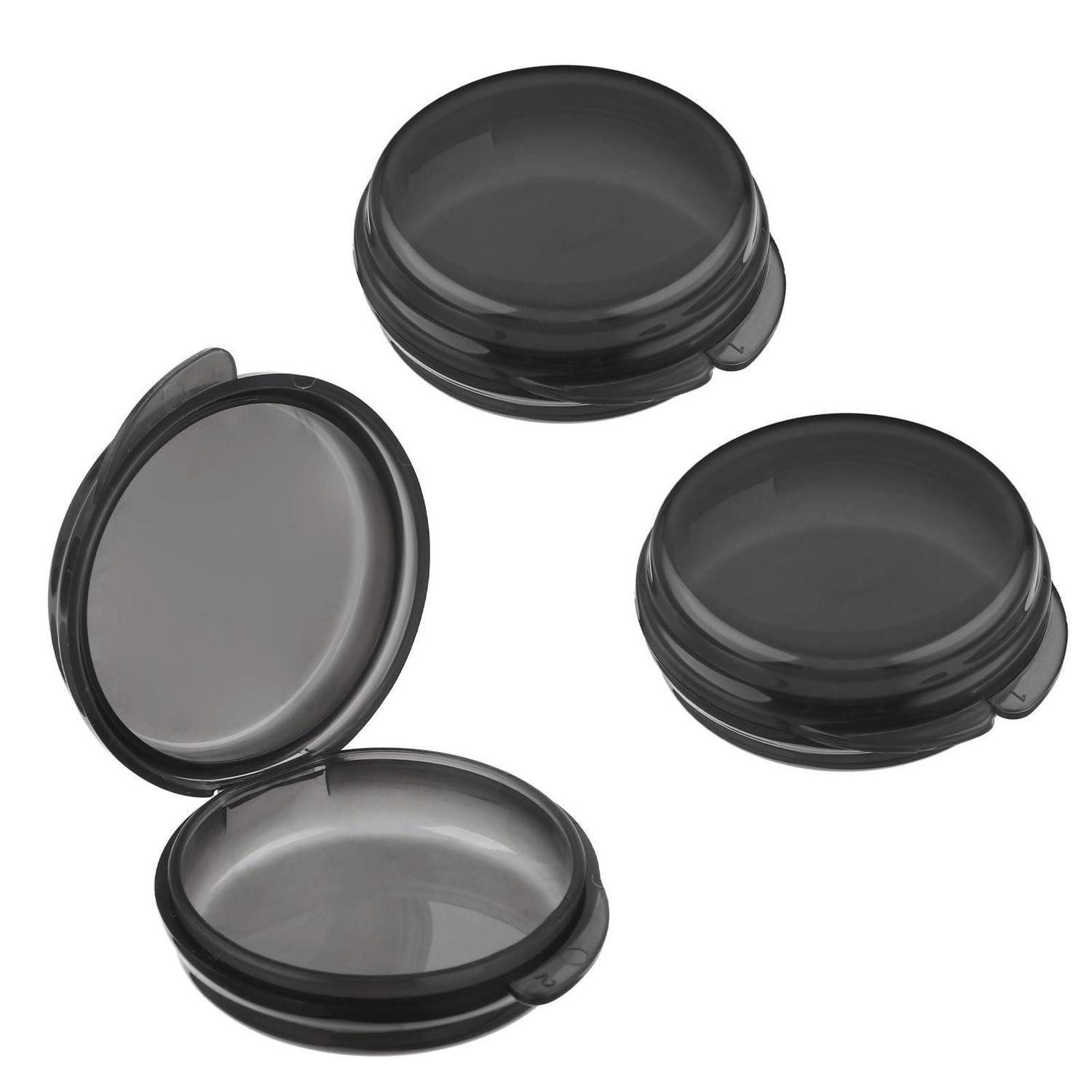 LuxusKollektion Pillendose Pillen-Organizer-Box 3er Set Tragbar Rund (3 St)