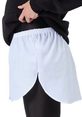 BLACKROCK Unterrock Damen Blusenrock Saum Verlängerung (1-tlg) mit Elastikbund, in Unifarbe mini Rock
