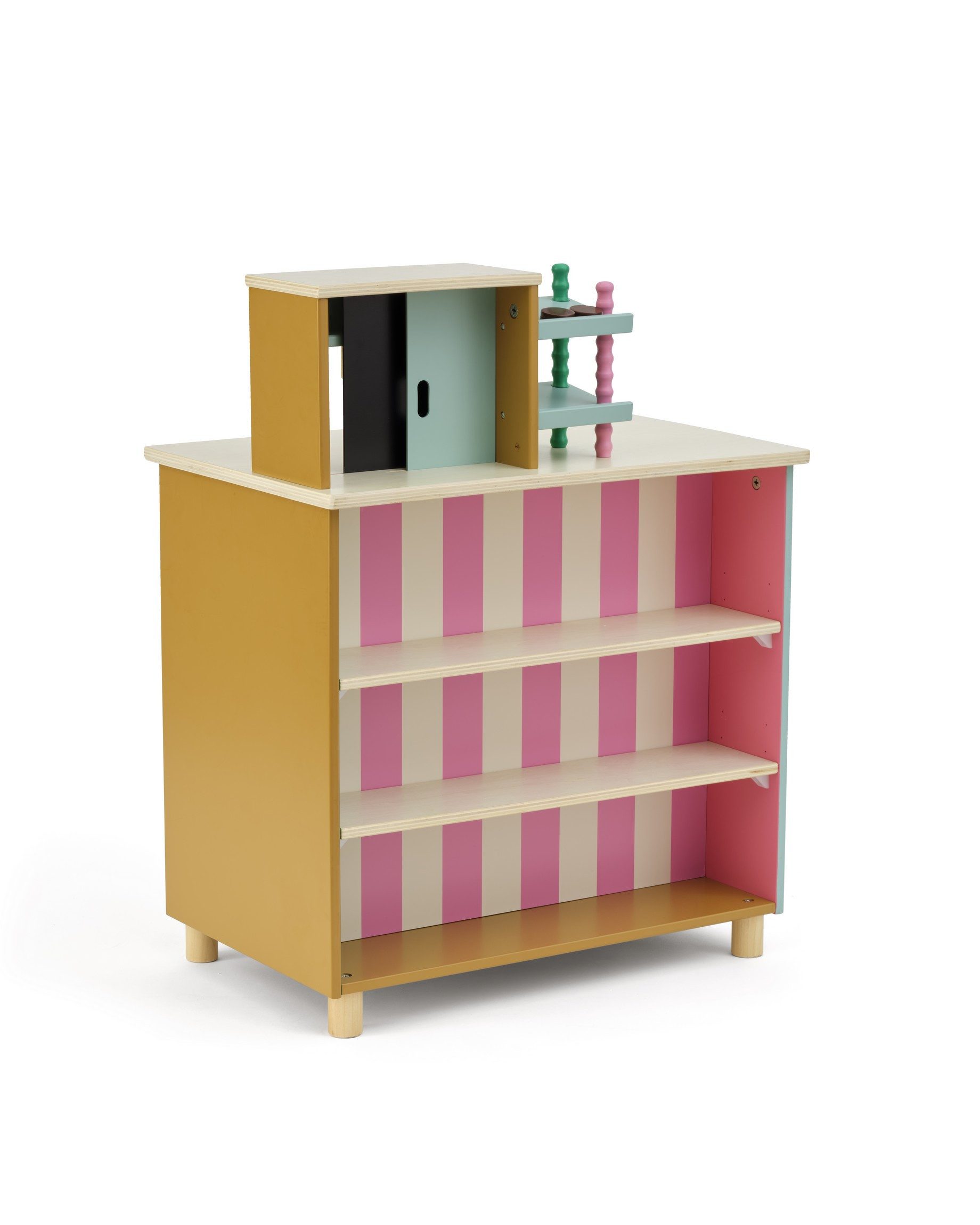 Kids Concept Spielküche Kids Concept - Kaffeebar - 60x40x77cm - 3y+ MDF,Pappel,Kiefer,Sperrholz,Karton, aus Holz