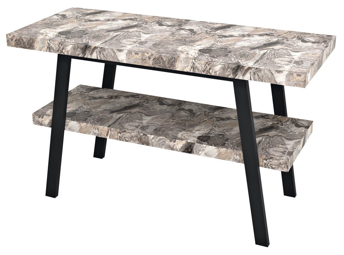 Sapho Waschtischplatte AVICE Waschtischplatte 110x39cm, Stärke 5cm, grauer Stein, Sapho-AV11110