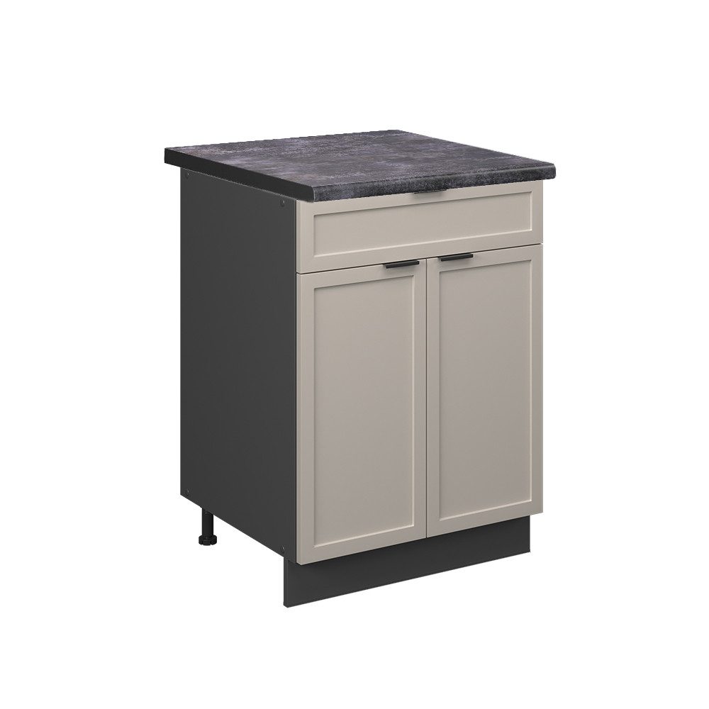 Vicco Unterschrank Fame-Line, GrauBeige/Anthrazit, 60 cm günstig online kaufen