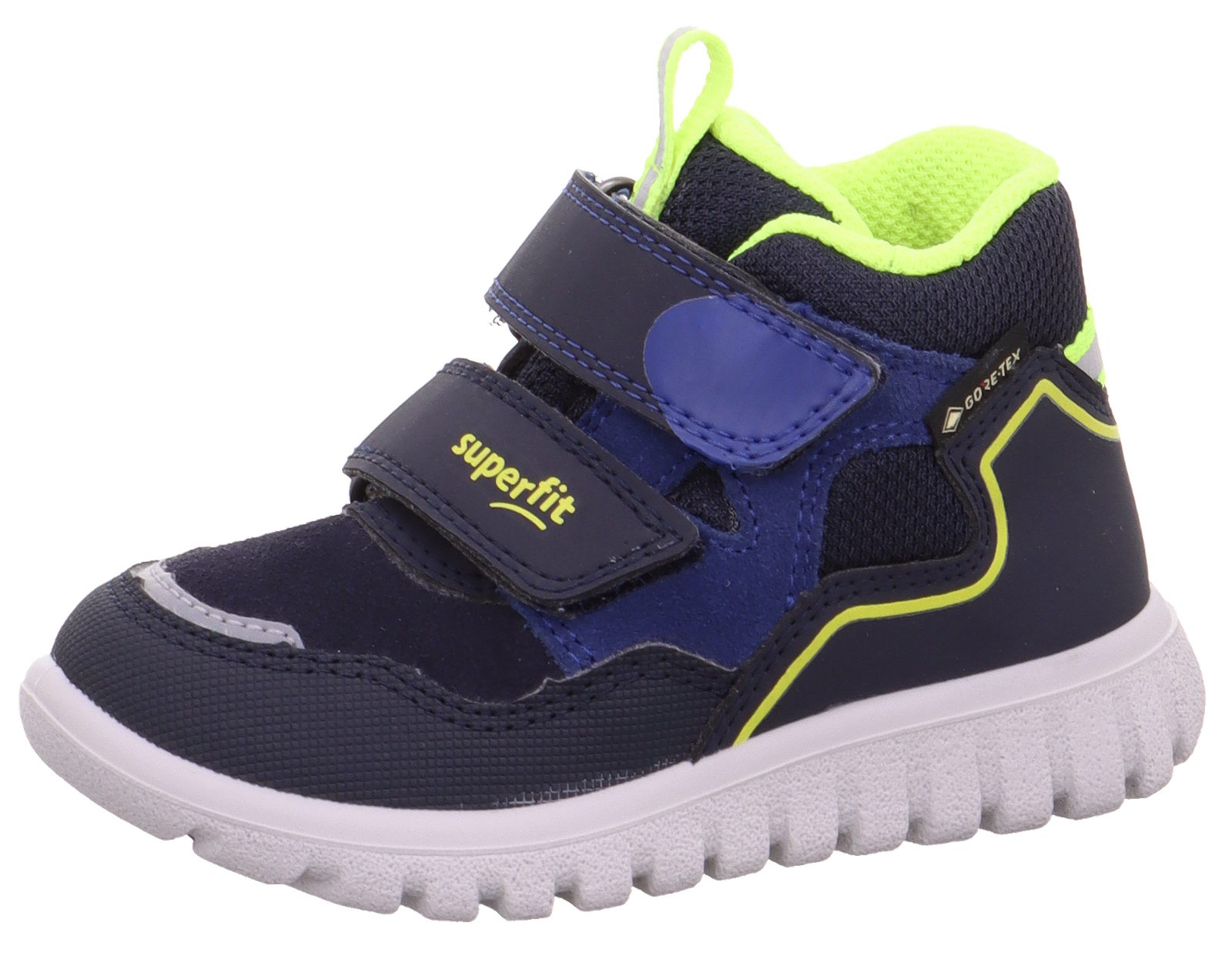 superfit GORE-TEX Kinder SPORT7 MINI Klettschuh 1-006201-8000 blau/gelb Kletterschuh