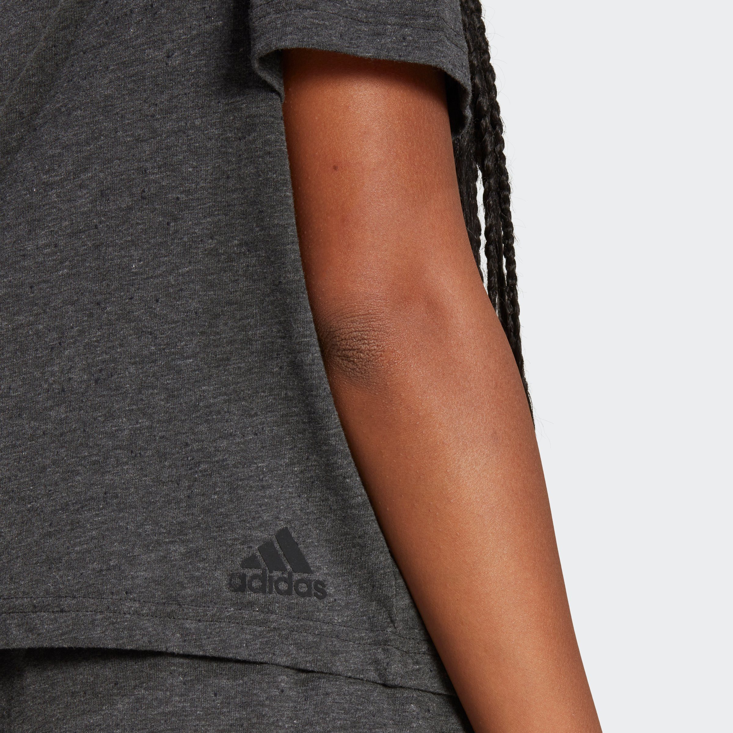adidas Sportswear ICONS Four WINNERS Black Grey / FUTURE Melange T-Shirt