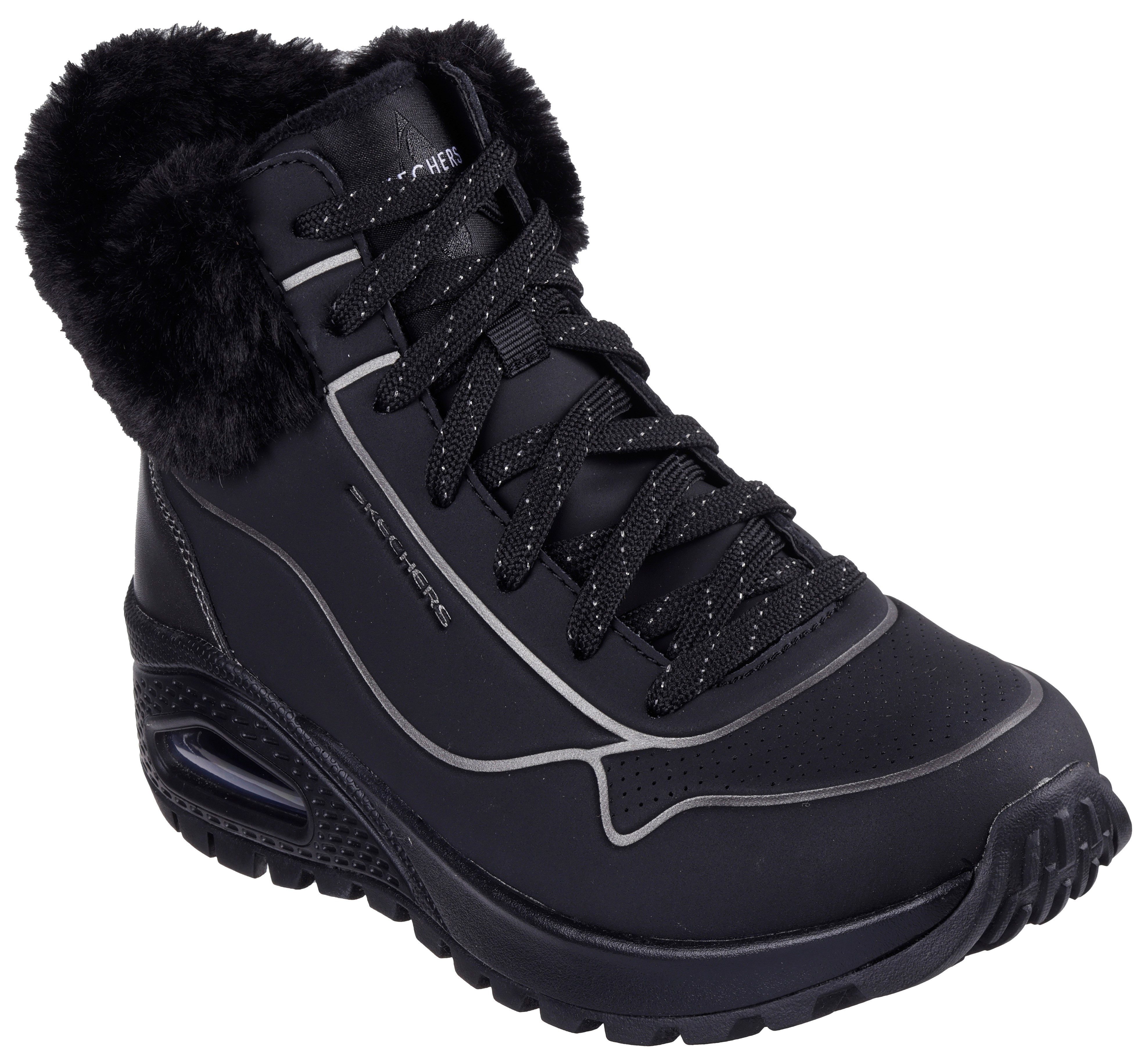 Skechers UNO RUGGED Keilsneaker Sneaker, Keilsneaker, Winterboots mit hochwertiger Dämpfung