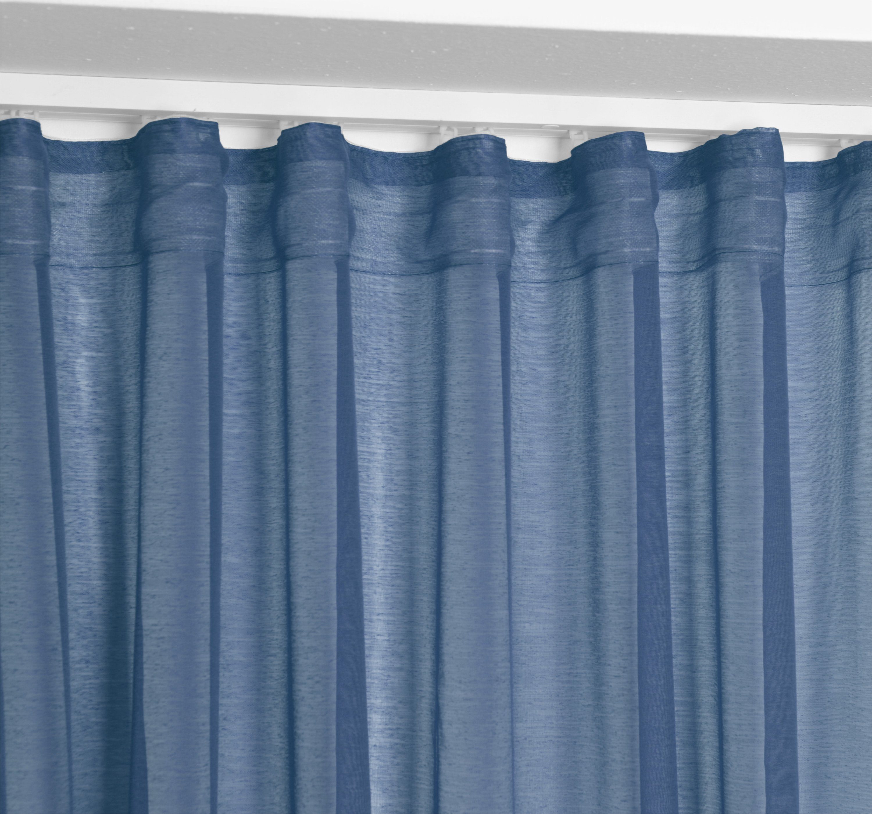 Beautex Gardine Transparente Gardine Dolly, wählbar mit Kräusel- und Ösen- Aufhängung (1 St), Kräuselband, transparent