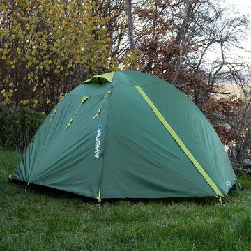 Husky Kuppelzelt, Camping Zelt groß 3 Personen Zelt Kuppelzelt grün leicht Campingzelt