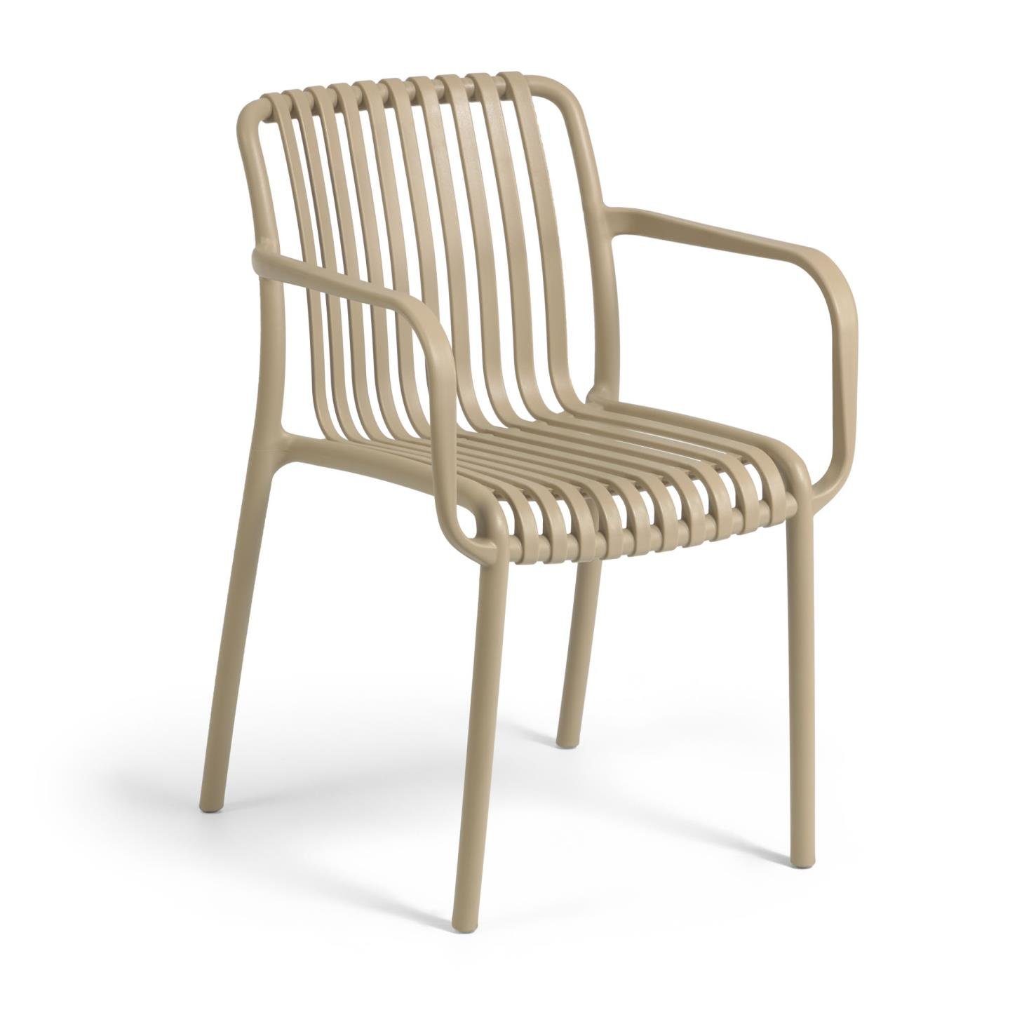 Isabellini x x 49 cm Outdoor-Stuhl 54 4er in beige 80 Set Gartenstuhl Natur24