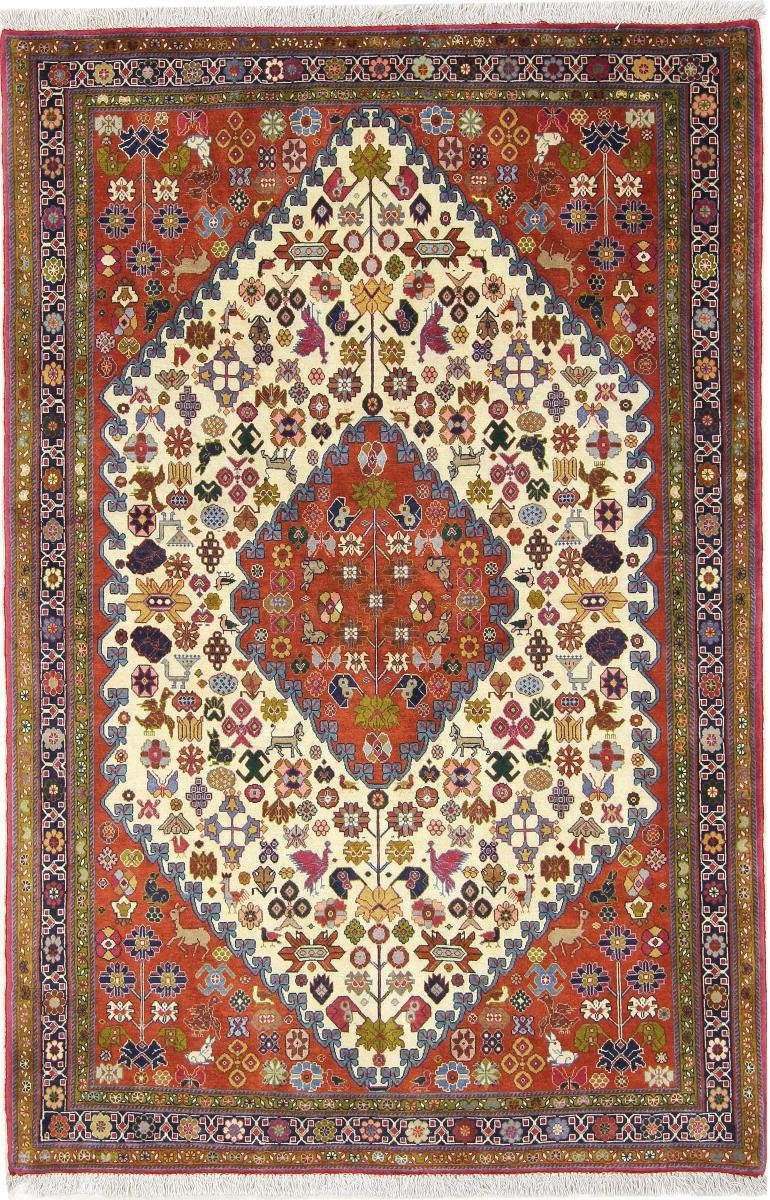 Orientteppich Ghashghai Sherkat 129x195 Handgeknüpfter Orientteppich, Nain Trading, rechteckig, Höhe: 12 mm