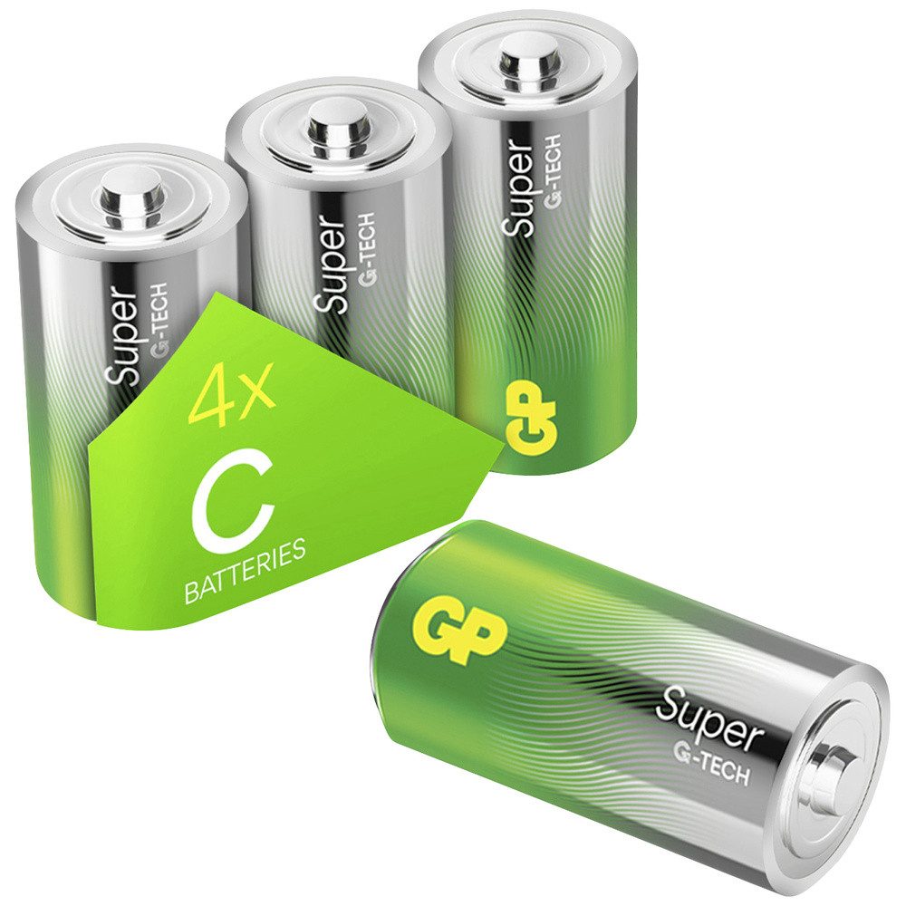 Gp GP Super Baby (C)-Batterie Alkali-Mangan 1.5 V 4 St. Batterie