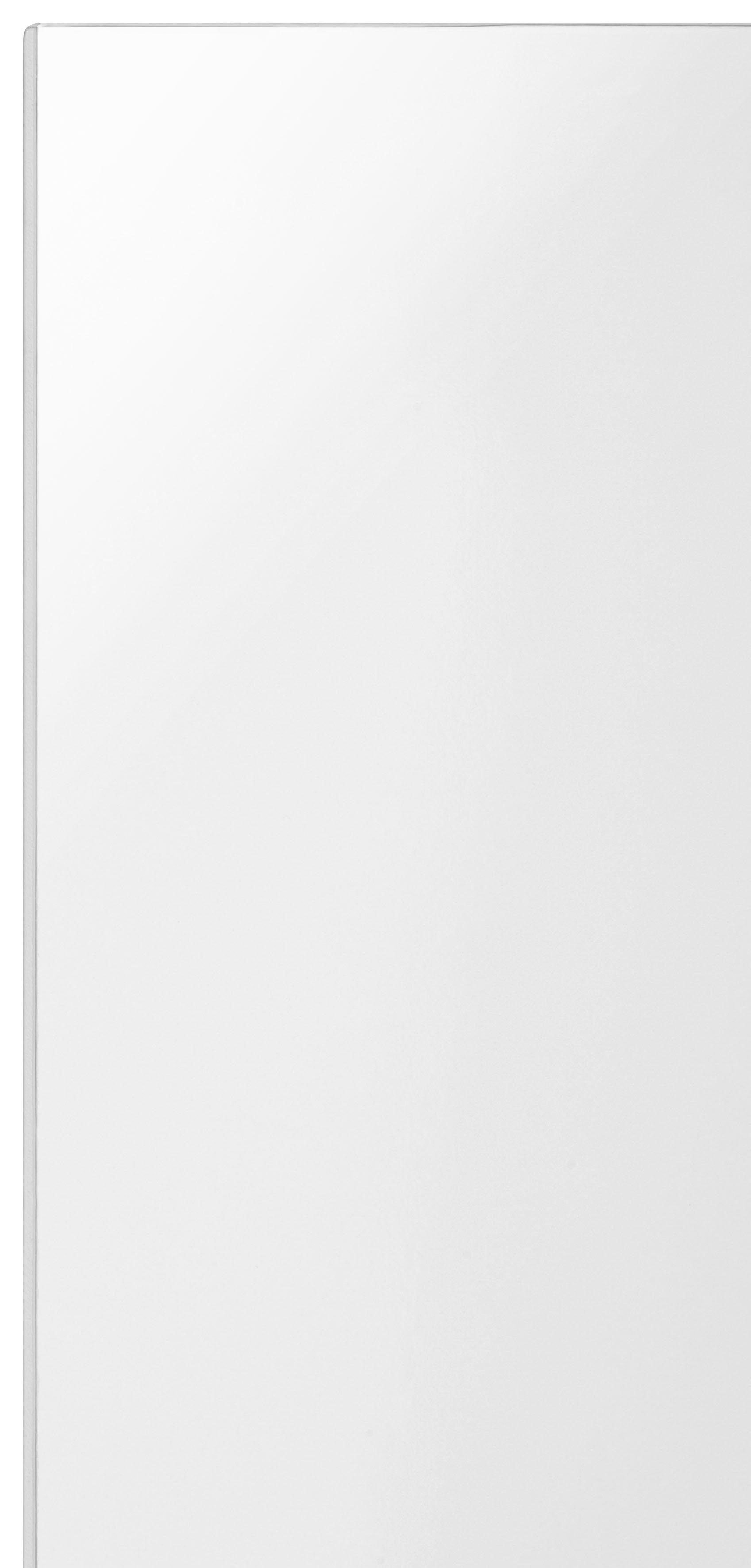 wiho Küchen Frontblende Flexi2, teilintegrierbaren für Geschirrspüler Glanz/weiß weiß