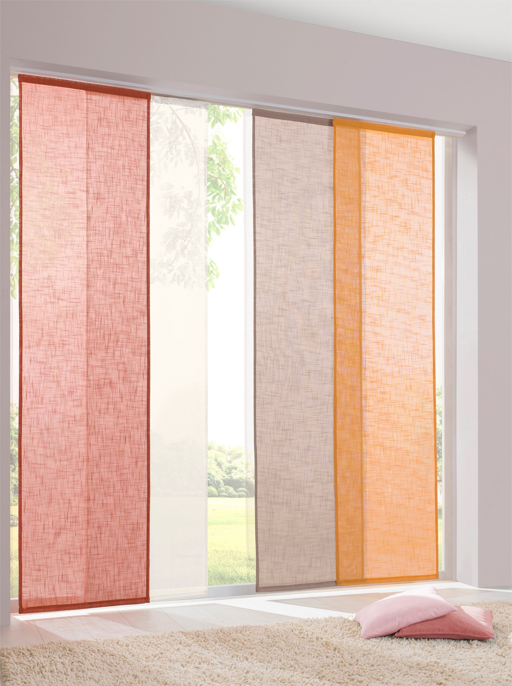 heine Gardine Schiebevorhang, (1 St), halbtransparent, günstig online kaufen