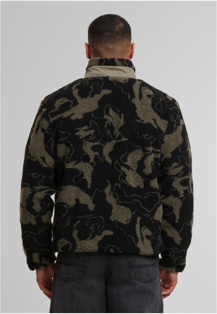 URBAN CLASSICS Trainingsjacke Pattern Teddy Trackjacket