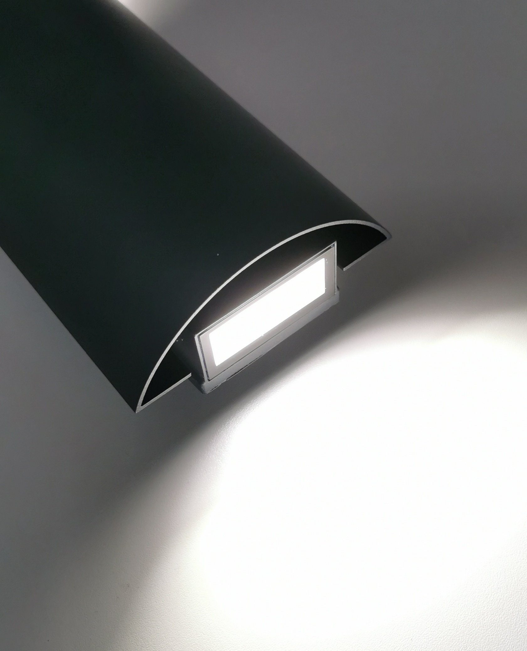 TRANGO LED Außen-Wandleuchte, 3075A IP44 Up & Down Wandstrahler in Anthrazit matt inkl. 1x G9 3,5 Watt 3000K warmweiß für innen & außen, Außenwandleuchte, Außenstrahler, Wandstrahler, Wandleuchte